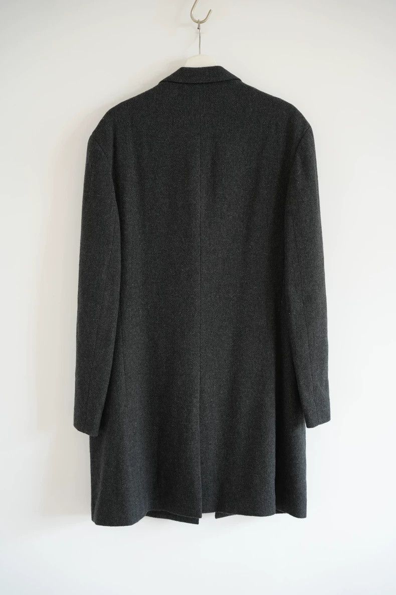 Yohji Yamamoto Yohji Yamamoto Yohji Yamamoto Long Wool Coat with Buttons Size US M / EU 48-50 / 2 - 2 Thumbnail