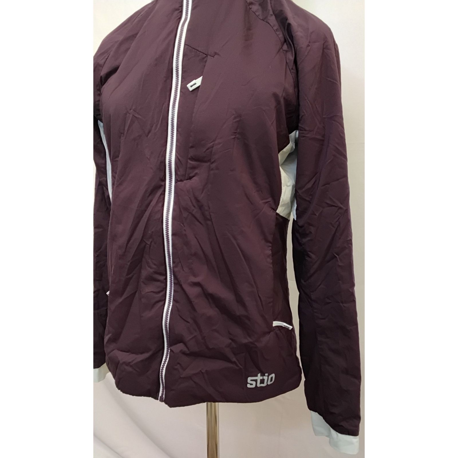 Stio Stio Jacket Women's M Maroon/White Lightweight Polartech Size M / US 6-8 / IT 42-44 - 5 Thumbnail