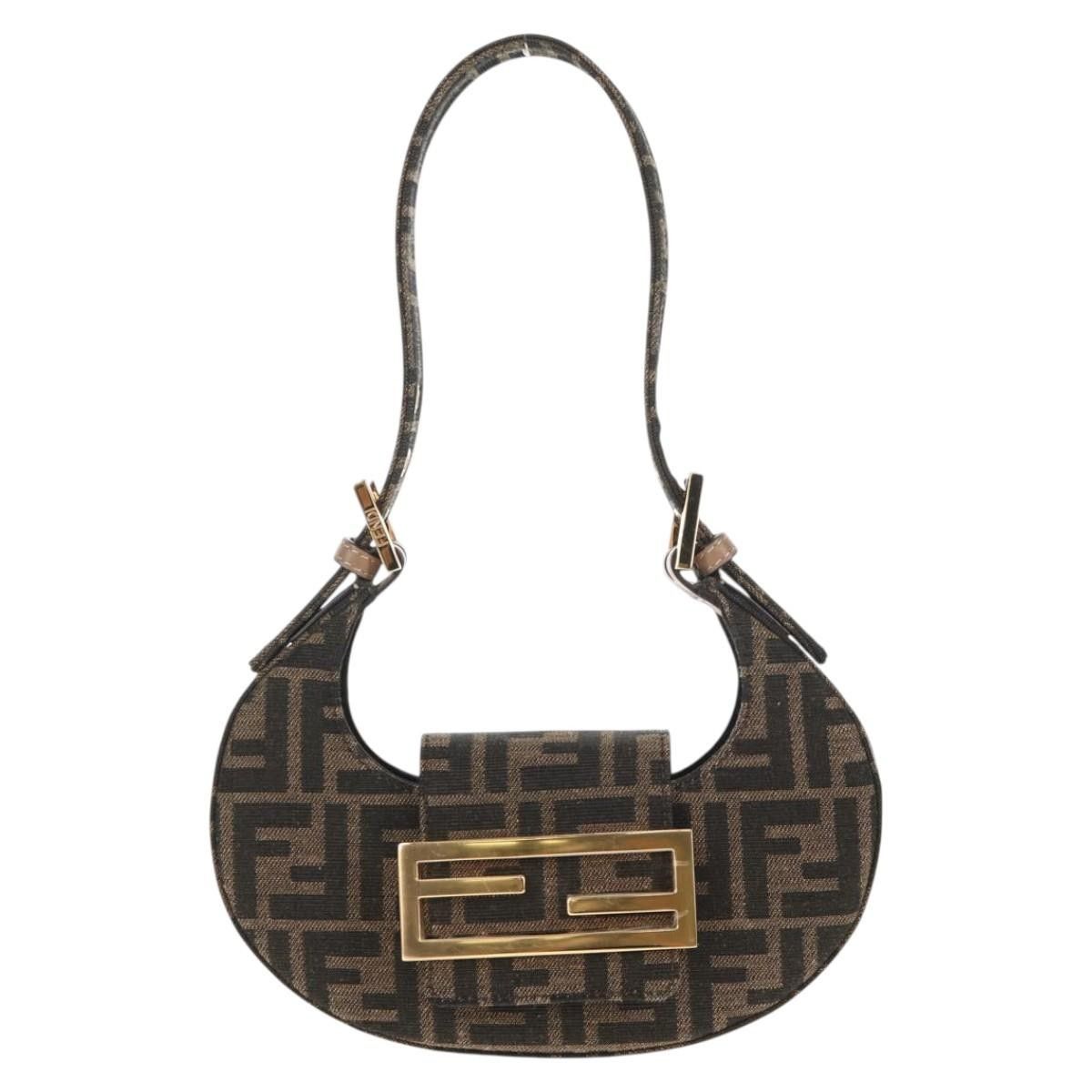 Fendi Fendi Cookie Hobo Zucca Canvas Size ONE SIZE - 1 Thumbnail