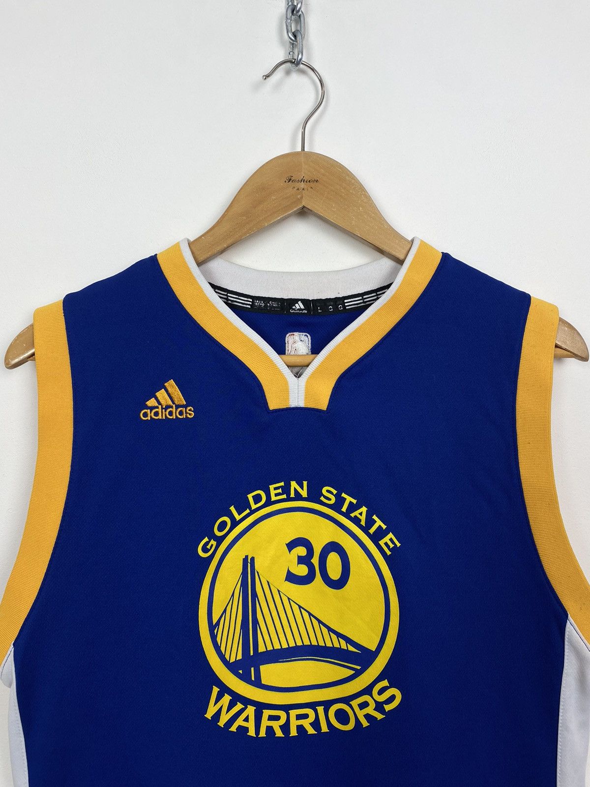 Adidas Adidas Steph Curry Golden State Warriors #30 Jersey Shirt Size US L / EU 52-54 / 3 - 2 Thumbnail