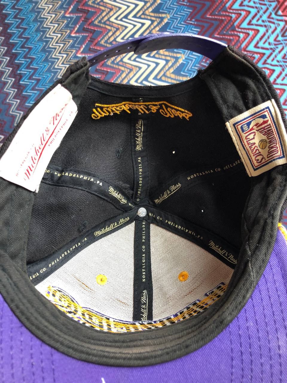 Mitchell & Ness VINTAGE LAKERS CAP HAT BASKETBALL NBA USA Y2K SKAT Size ONE SIZE - 4 Thumbnail