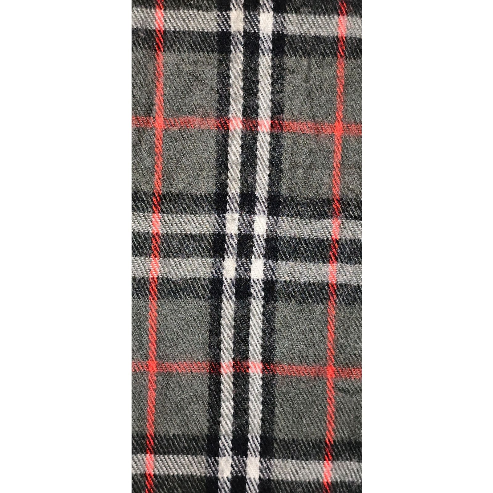 Burberry BURBERRYs of London 100% Lambswool Gray Scarf Nova Check Size ONE SIZE - 7 Thumbnail