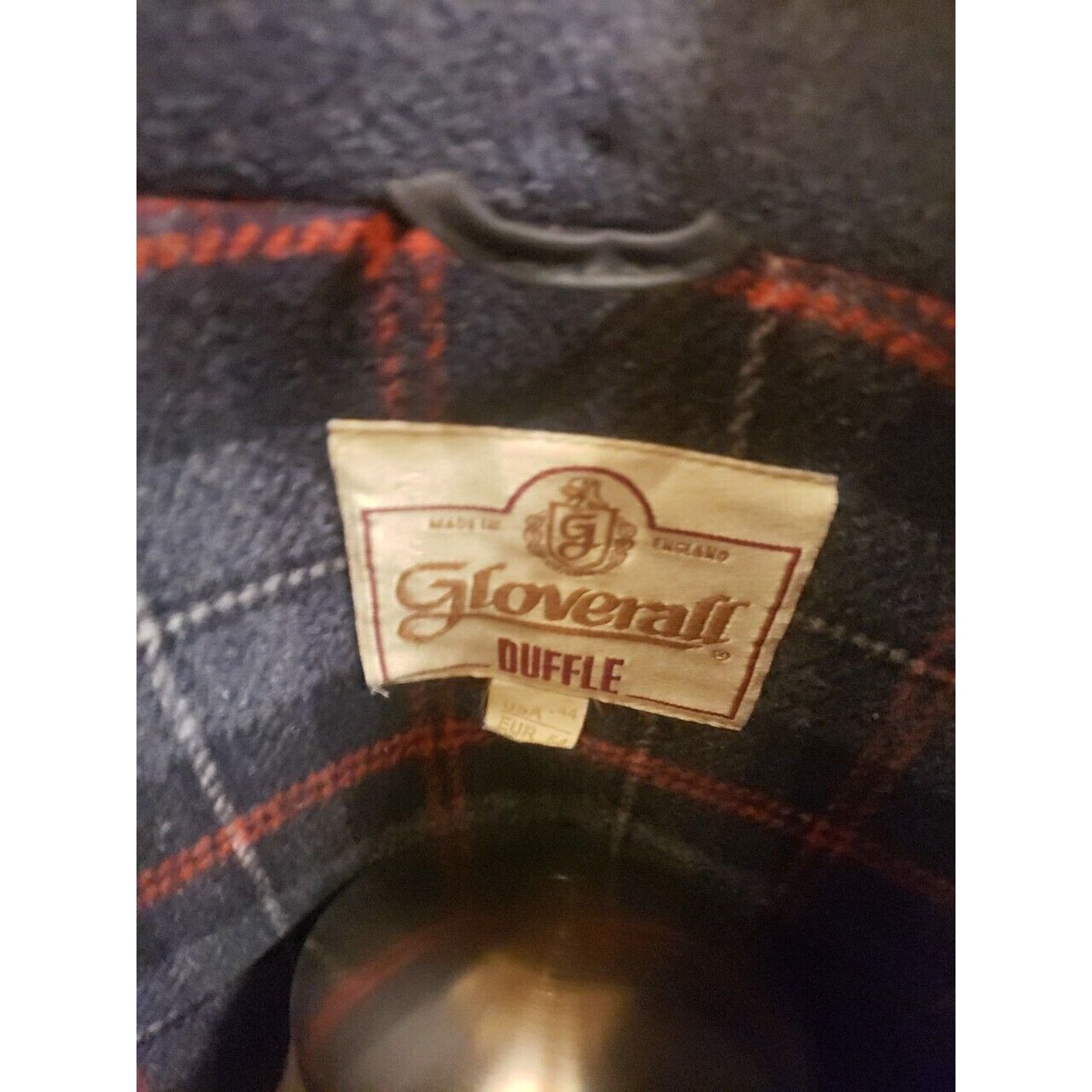 Gloverall New GLOVERALL Coat Wool Blend Blue Size US L / EU 52-54 / 3 - 3 Thumbnail