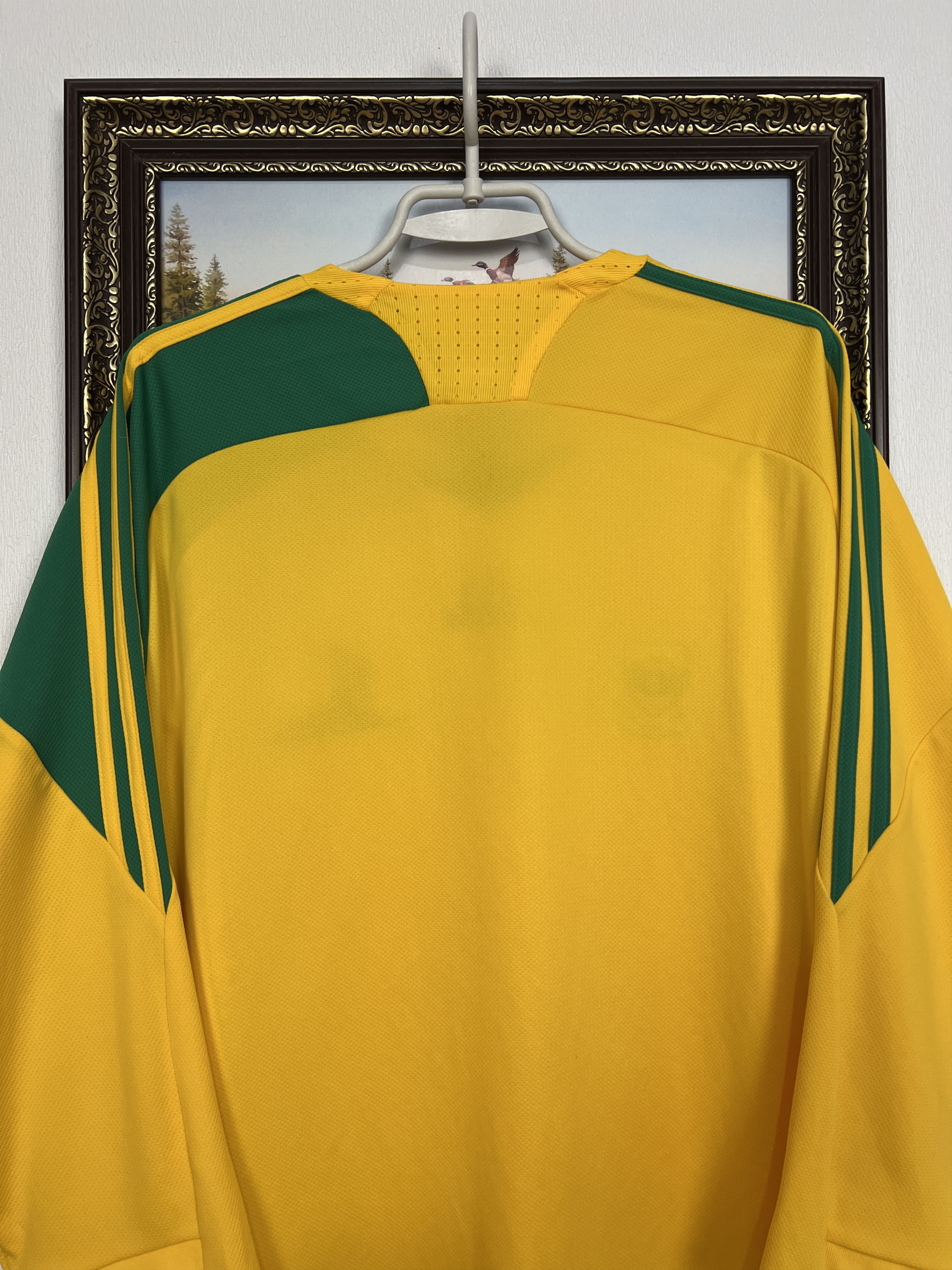 Adidas South Africa Home football shirt 2007 Soccer Jersey Trikot Size US XL / EU 56 / 4 - 9 Thumbnail