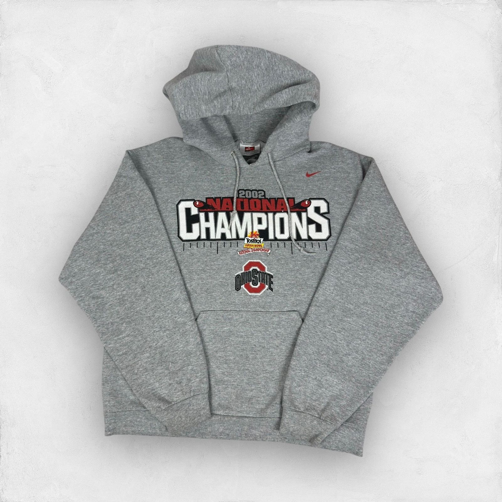 Nike Nike Men's Gray Ohio State Buckeyes Football Hoodie Medium Size US M / EU 48-50 / 2 - 1 Thumbnail