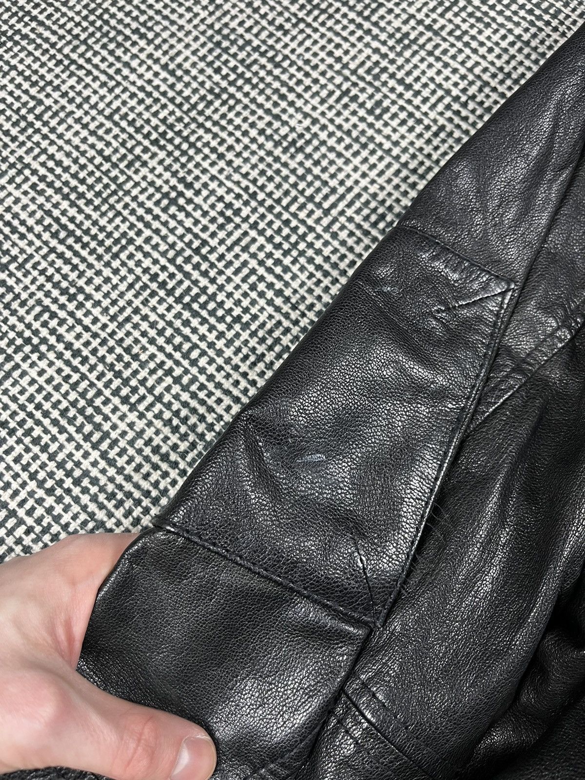 Levi's Levi’s blue rare black leather jacket high quality vintage Size L / US 10 / IT 46 - 5 Thumbnail