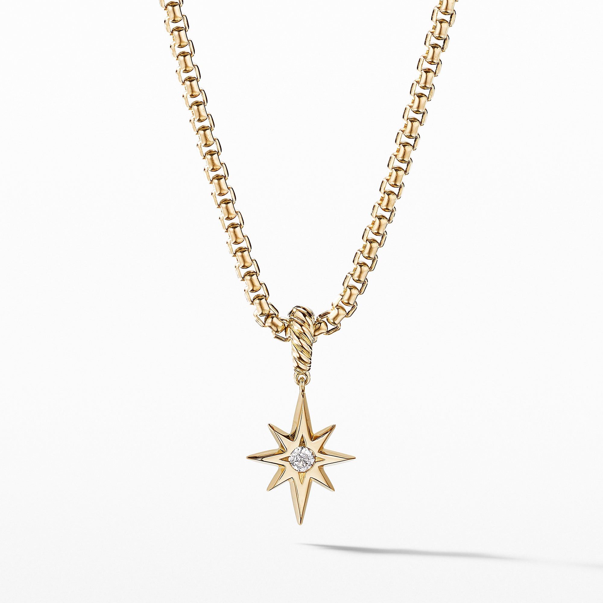 David Yurman o1w1db10525 D16735DAmulet in 18K Gold with Center Diamond Size ONE SIZE - 1 Thumbnail