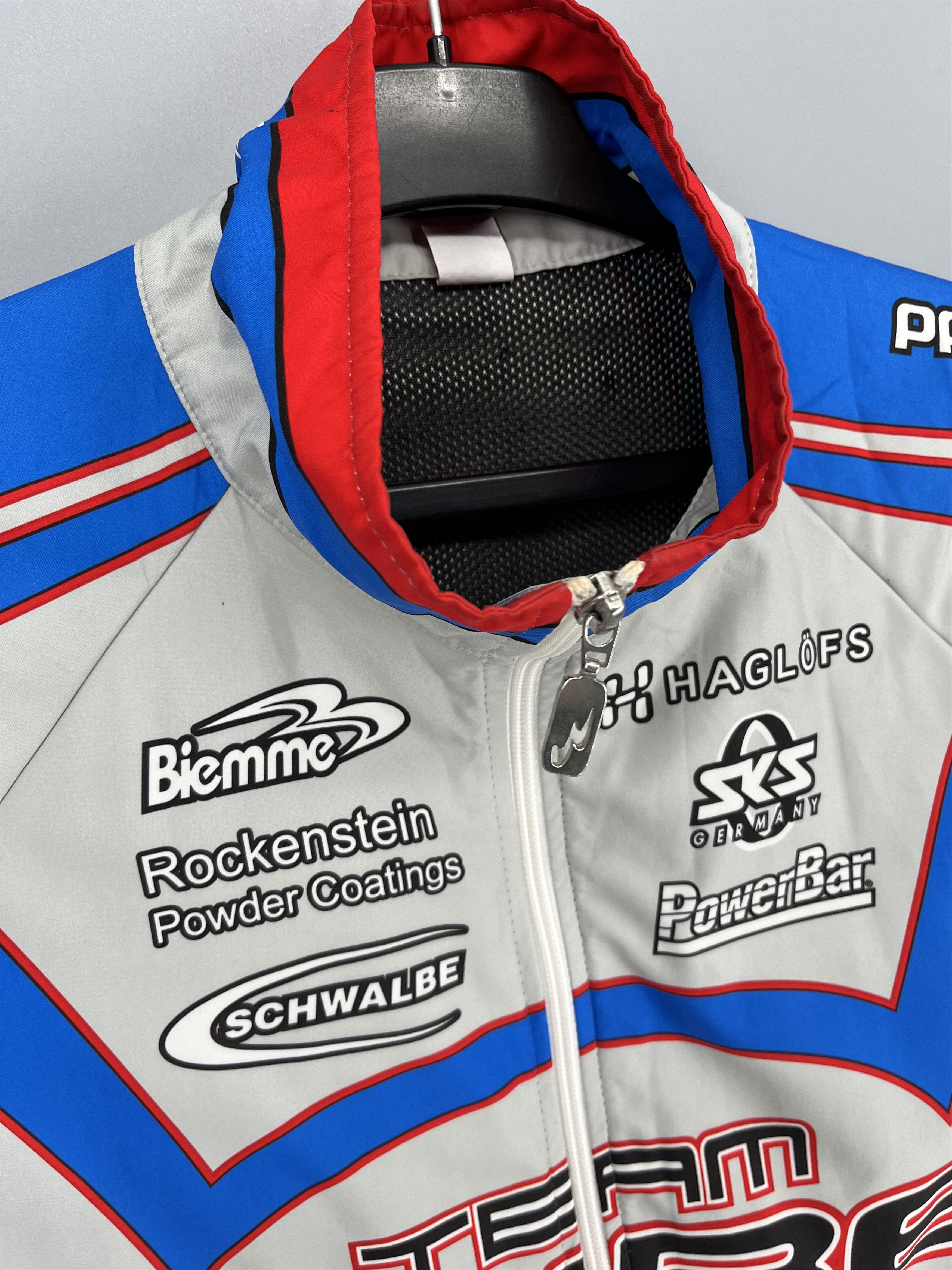 Haglofs JACKET SANTINI ITALY ITALIA CYCLING BICYCLE SHIRT JERSEY Size US M / EU 48-50 / 2 - 8 Thumbnail