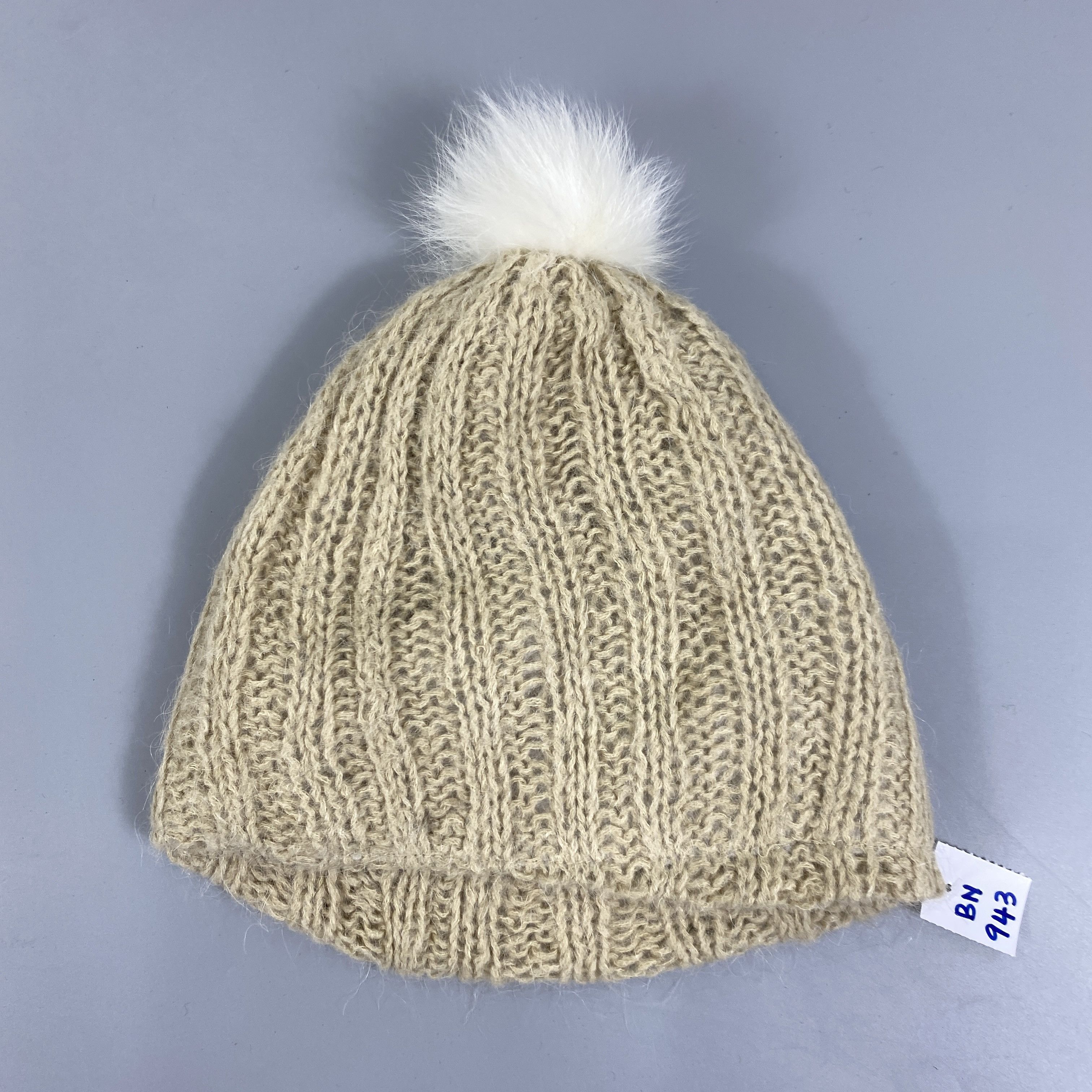 Japanese Brand Crochet Beanie Hats With Pom Pom -BN943 Size ONE SIZE - 6 Thumbnail
