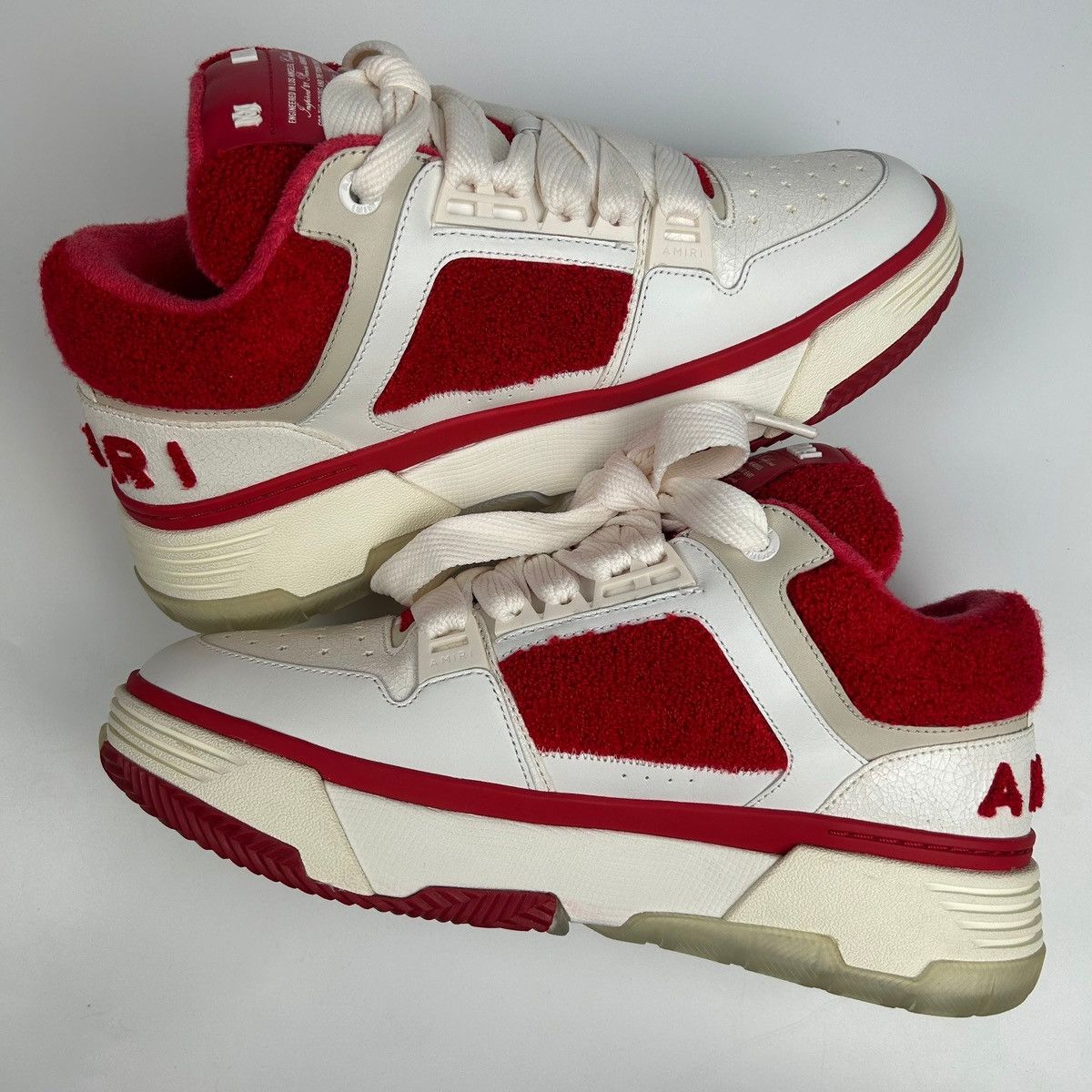 Amiri Amiri MA-1 Varsity Red Sneakers Size US 12 / EU 45 - 5 Thumbnail