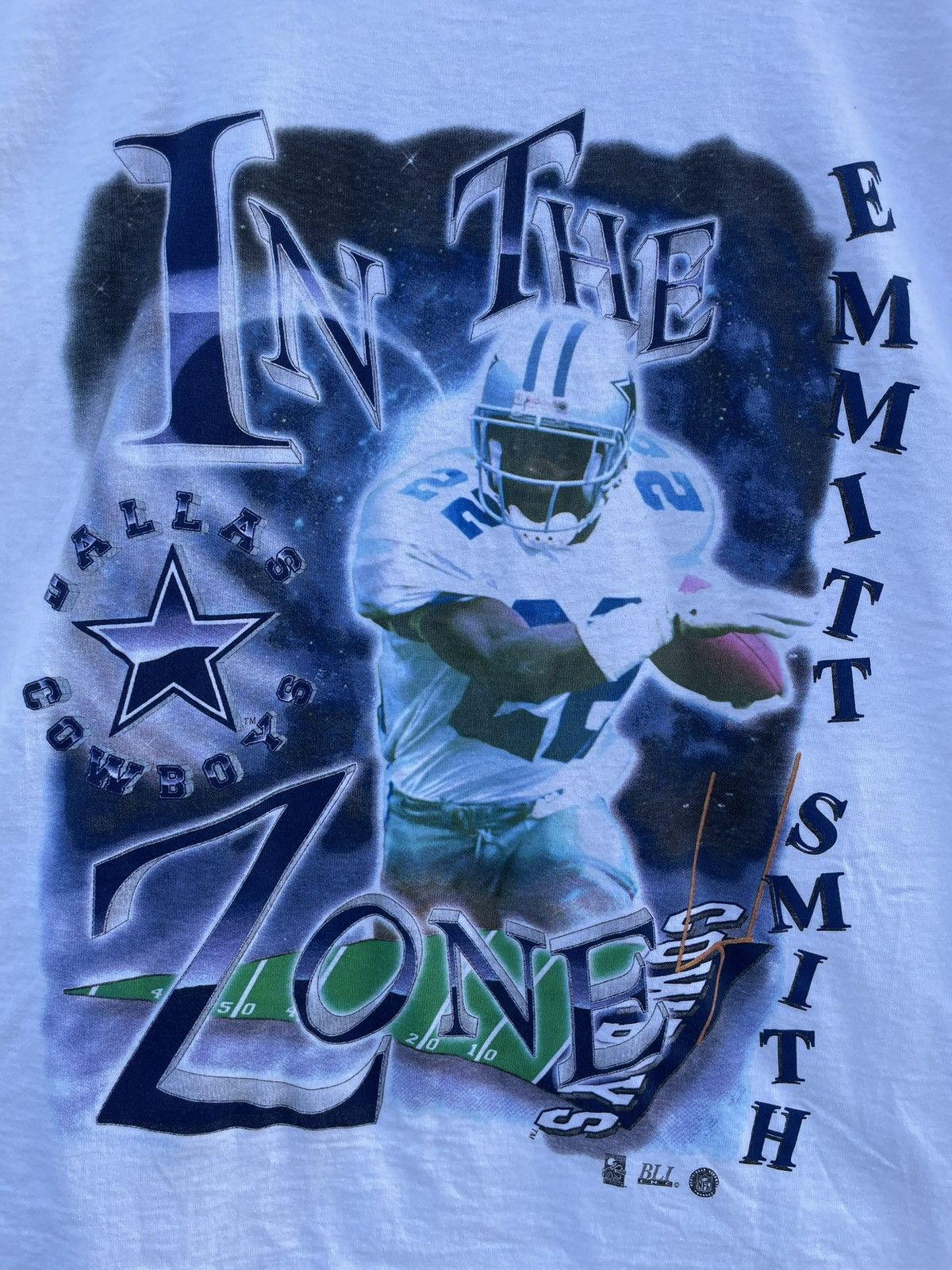 NFL × Vintage Vintage Emmitt Smith Dallas Cowboys In The Zone Tee XL Size US XL / EU 56 / 4 - 2 Thumbnail
