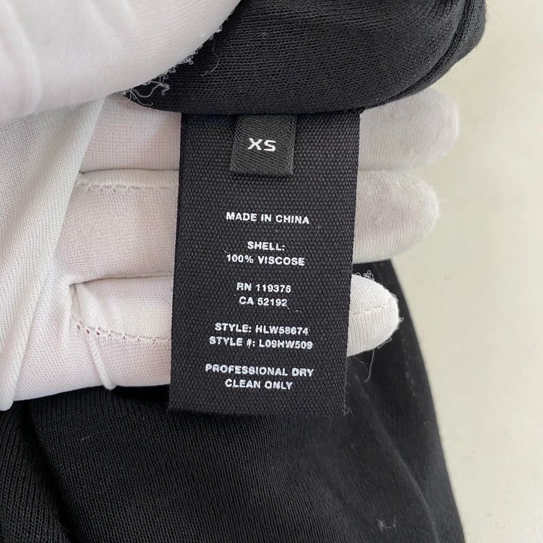 Other HELMUT LANG Black laced-up blouser Size XS / US 0-2 / IT 36-38 - 8 Thumbnail
