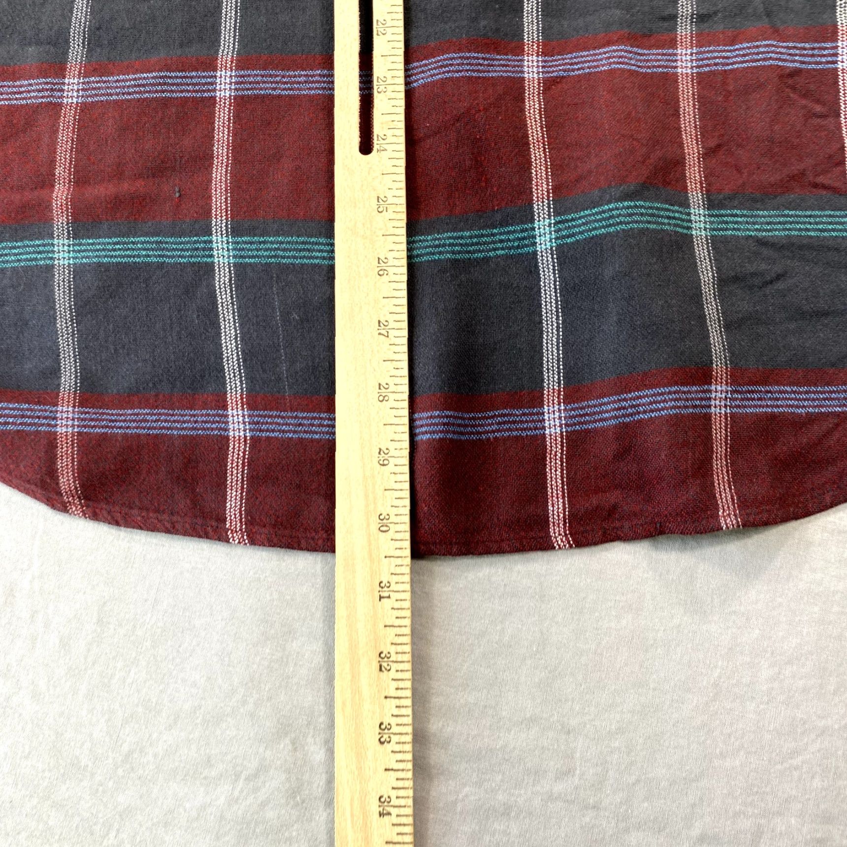 Vintage VINTAGE Saugatuck Shirt Mens Large Red Green Plaid Flannel Button Up Acrylic Size US L / EU 52-54 / 3 - 6 Thumbnail