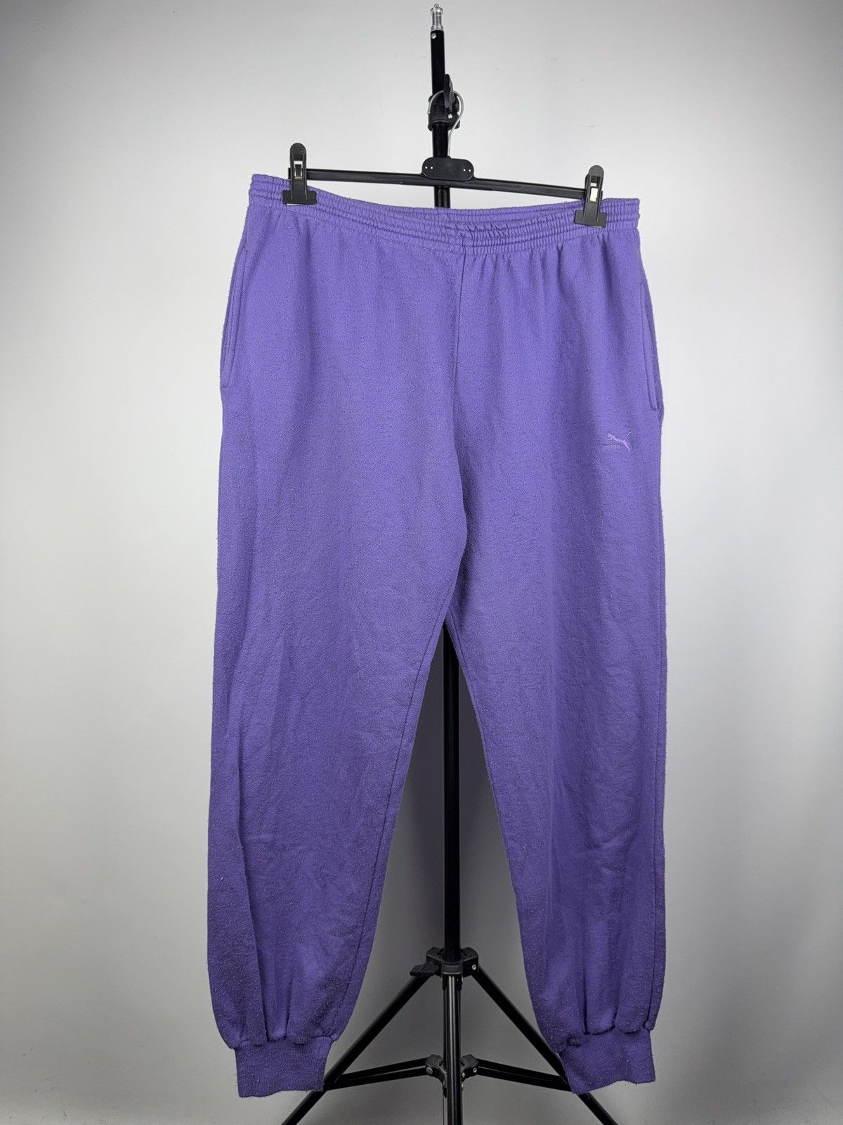 Retro Vintage 90s Puma Made in Italy Purple Sweatpants L-XL