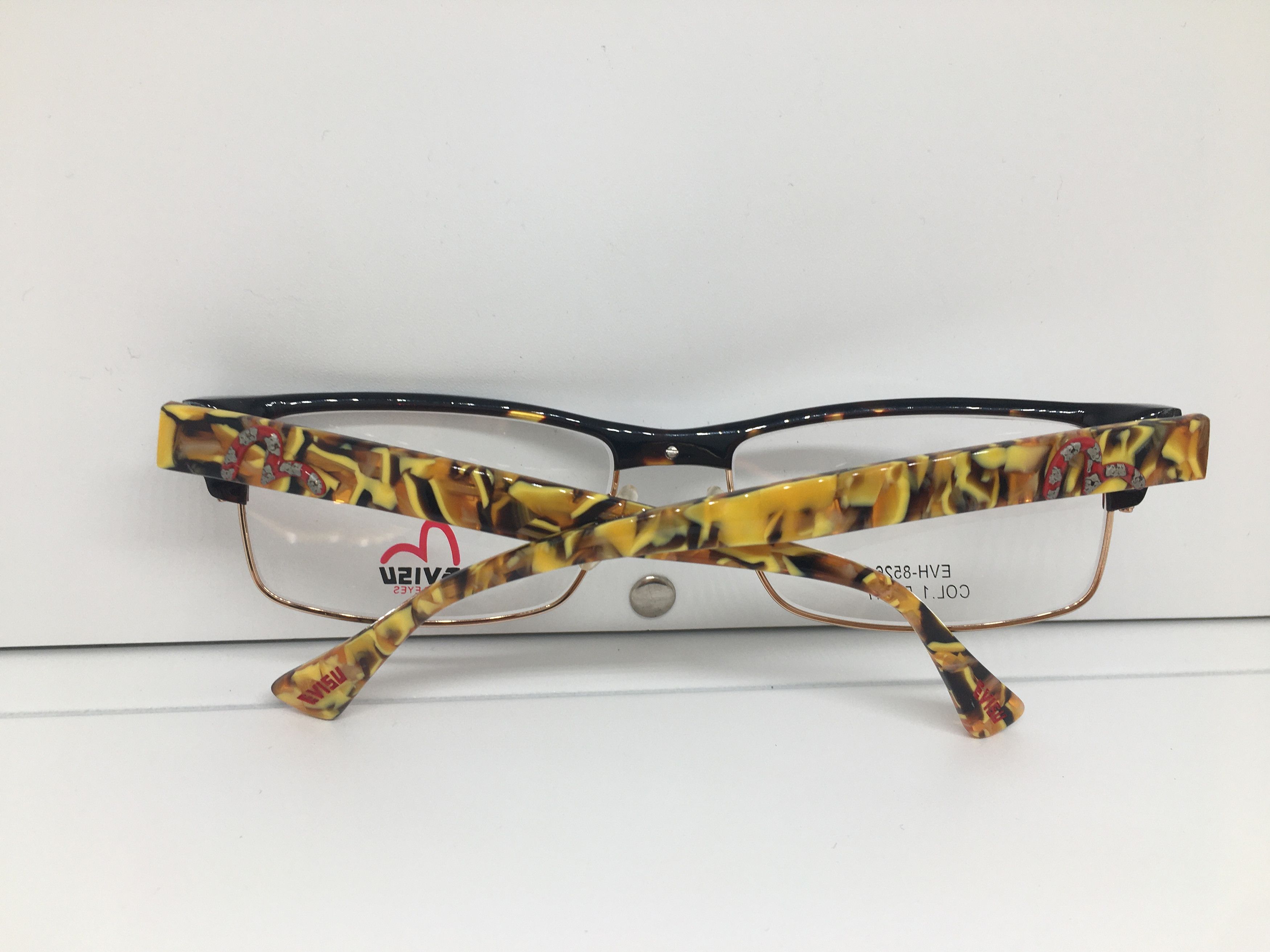 Evisu Evisu EVH-8526 Malcolm Eyeglasses Frame Size ONE SIZE - 9 Thumbnail