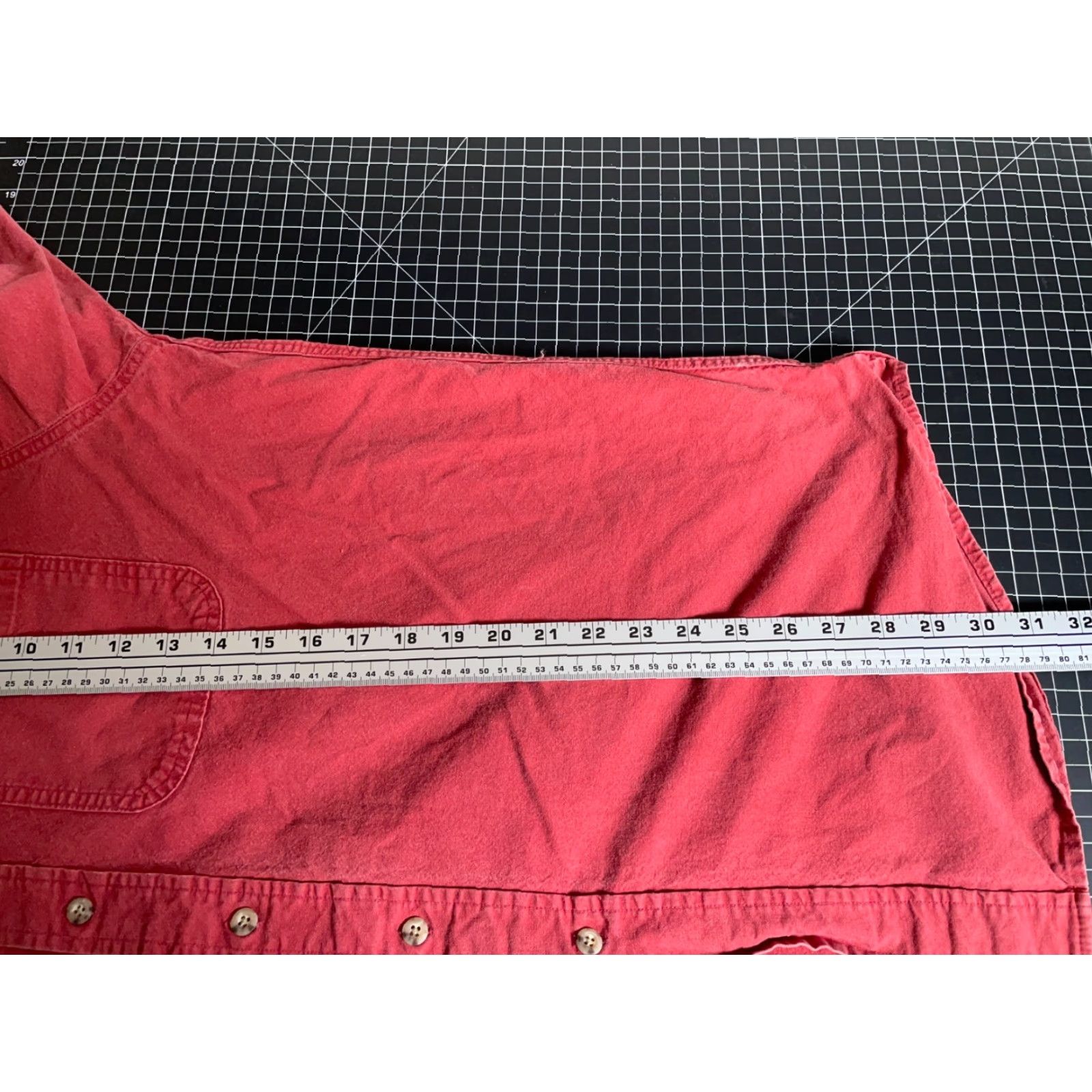 Carhartt VINTAGE Carhartt Work Shirt XL Red Long Sleeve Button-Up Rugged Outdoor Wear Mens Size US XL / EU 56 / 4 - 6 Thumbnail