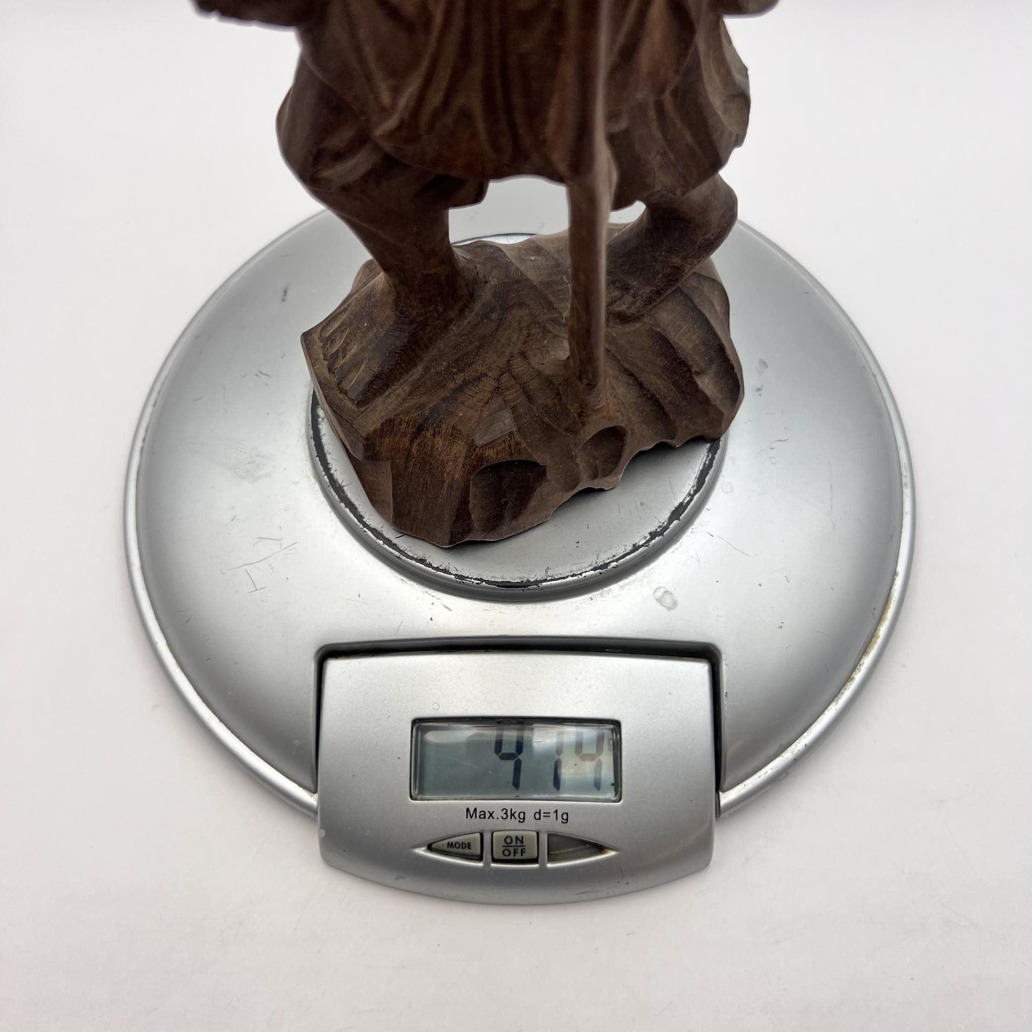 Vintage Vintag Hand Carved Figure apanese Man Collectible Home Decor Size ONE SIZE - 4 Thumbnail