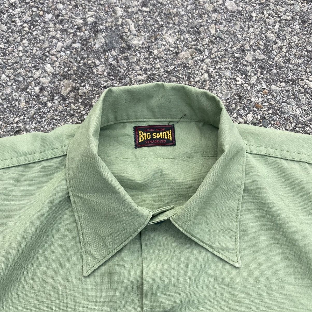 Vintage 1950s BIG SMITH Selvedge Workshirt Union Made Size US L / EU 52-54 / 3 - 6 Thumbnail