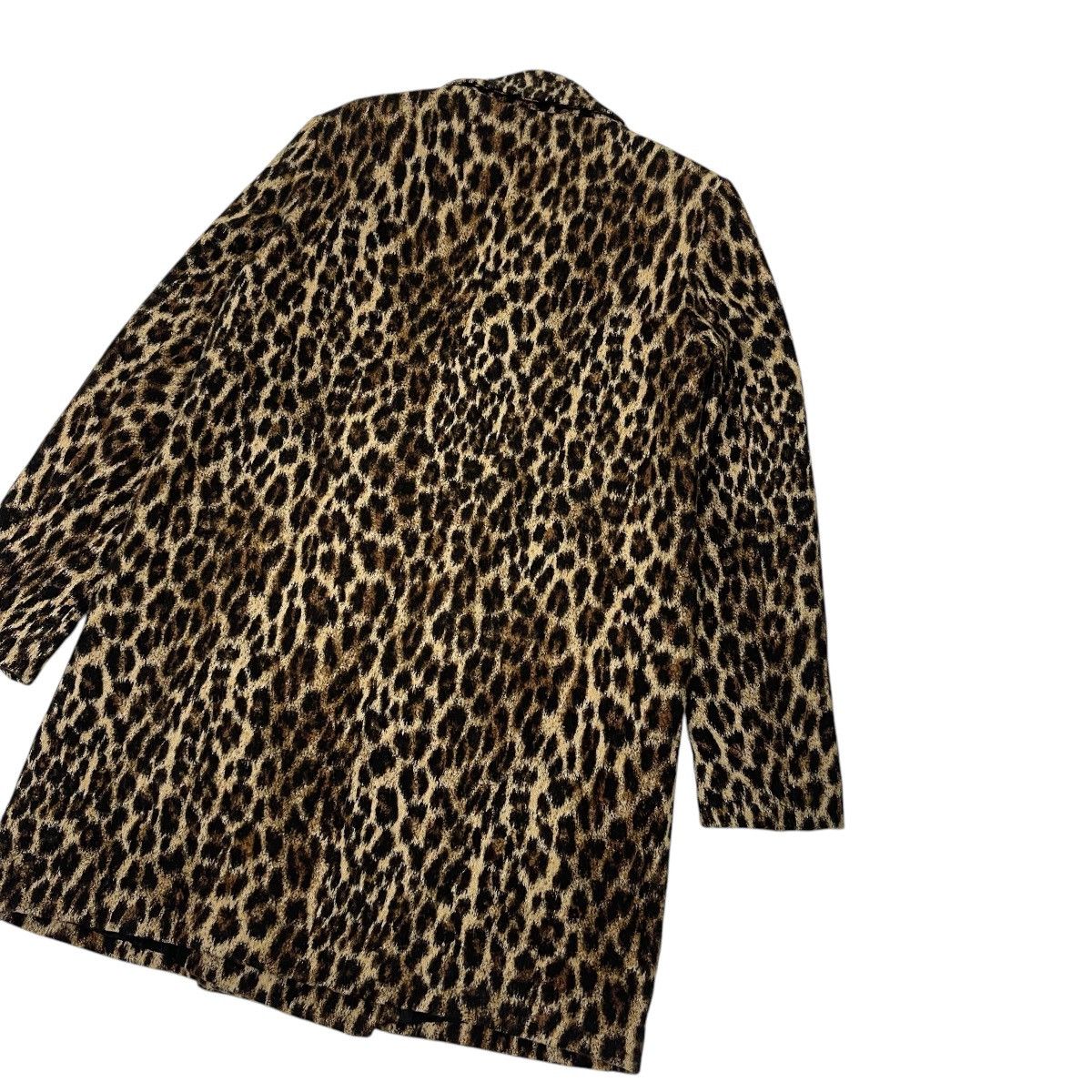 Zara 🔥Vintage Zara Leopard Wool Coat Jacket Size M / US 6-8 / IT 42-44 - 10 Thumbnail