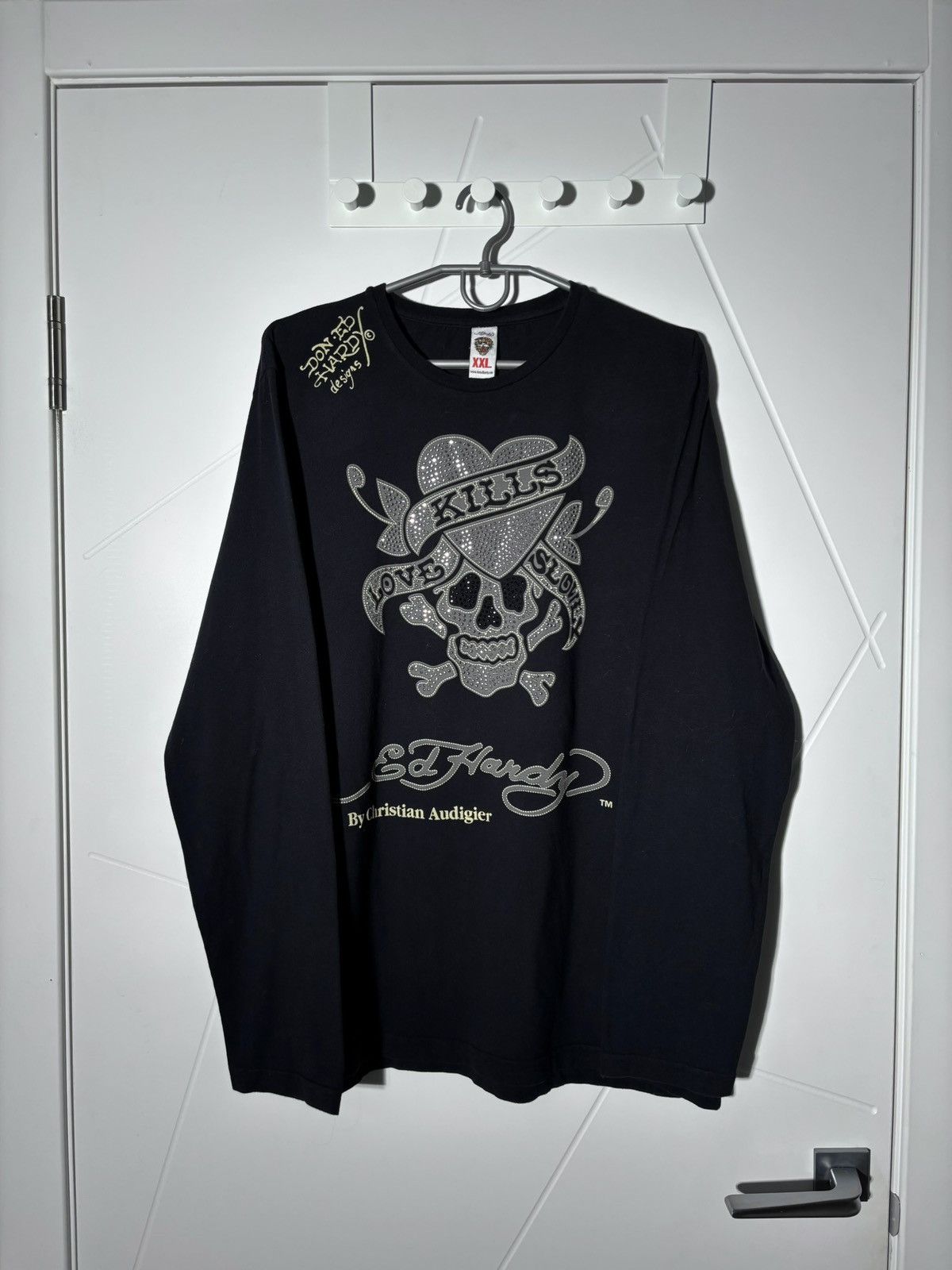 Ed Hardy × Japanese Brand Vintage Y2K Ed Hardy T Shirt Long Sleeve
