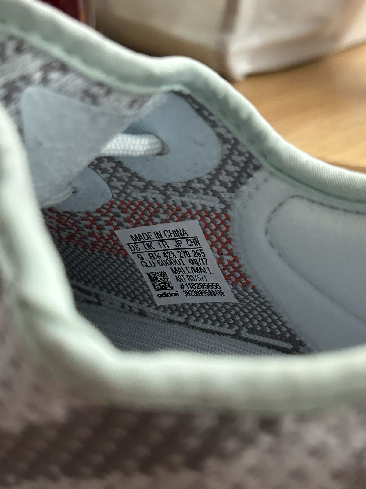 Adidas × Kanye West Yeezy Boost 350 v2 - Blue Tint Size US 9 / EU 42 - 6 Thumbnail