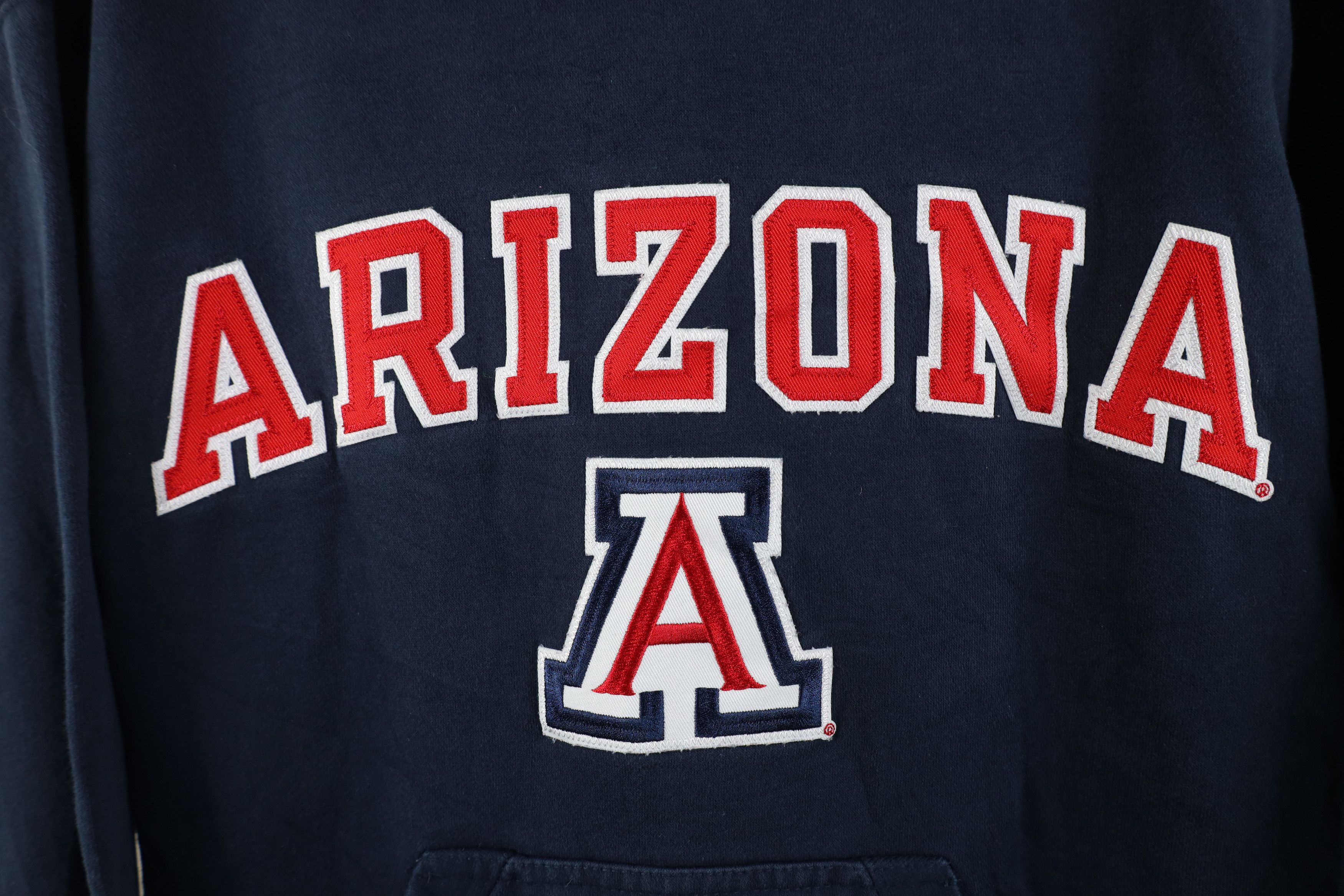 Vintage Vintage 90s Y2K Spell Out University of Arizona Hoodie Blue Size XS / US 0-2 / IT 36-38 - 4 Thumbnail