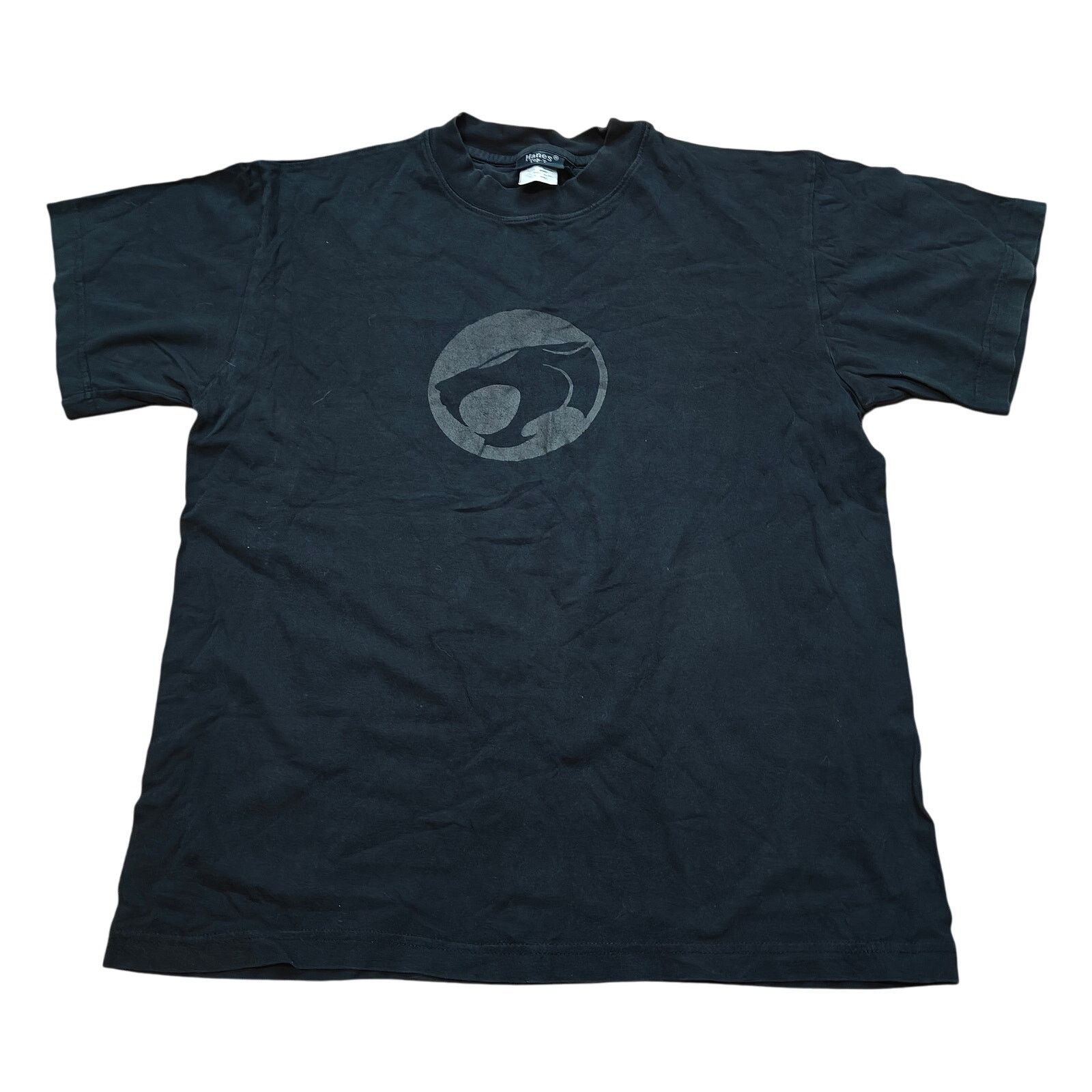 Vintage Vintage 90s Thundercats Black Tee Shirt Gray Logo 1999 M Size US M / EU 48-50 / 2 - 1 Thumbnail