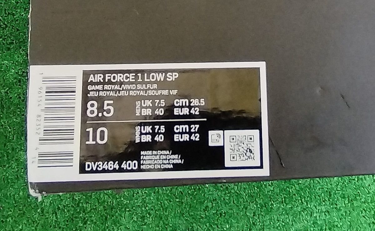 Ambush Design × Nike Shoes AMBUSH x Air Force 1 Low Game Royal Size US 8.5 / EU 41-42 - 14 Thumbnail