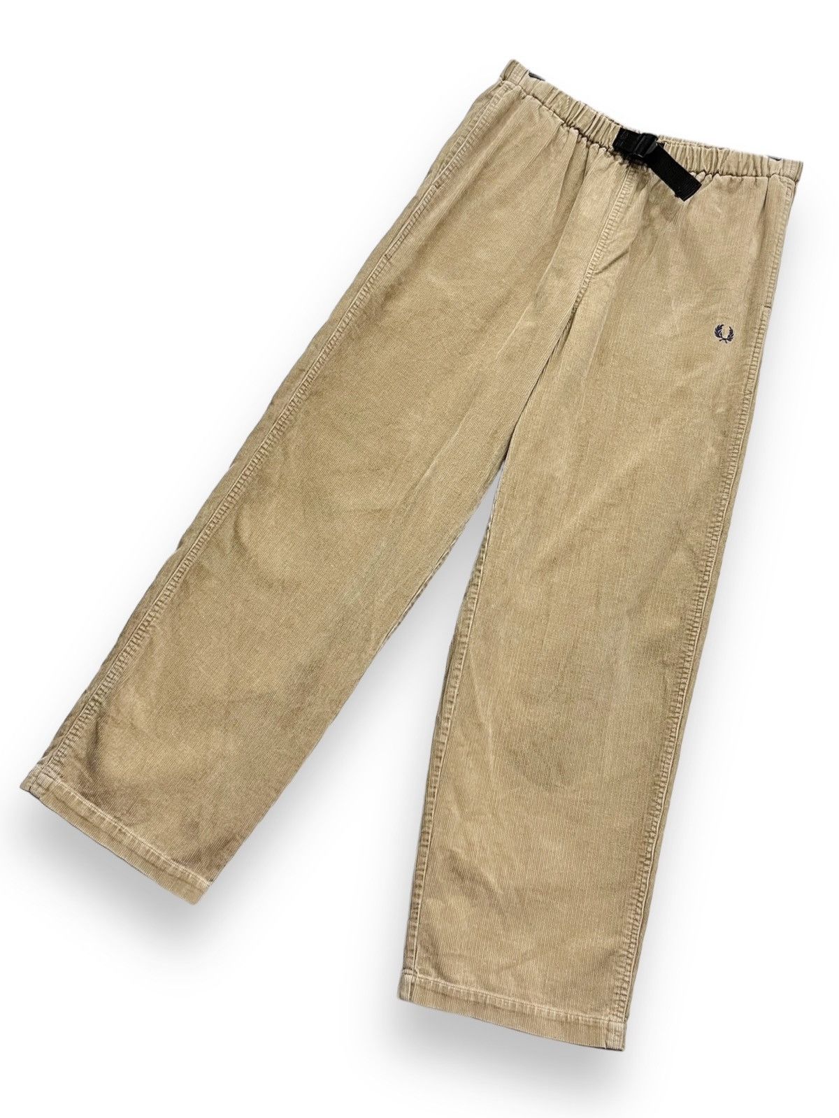 Fred Perry 🔥Vintage FRED PERRY Corduroy Elastic Waist Easy Fit Pants Size US 30 / EU 46 - 5 Thumbnail
