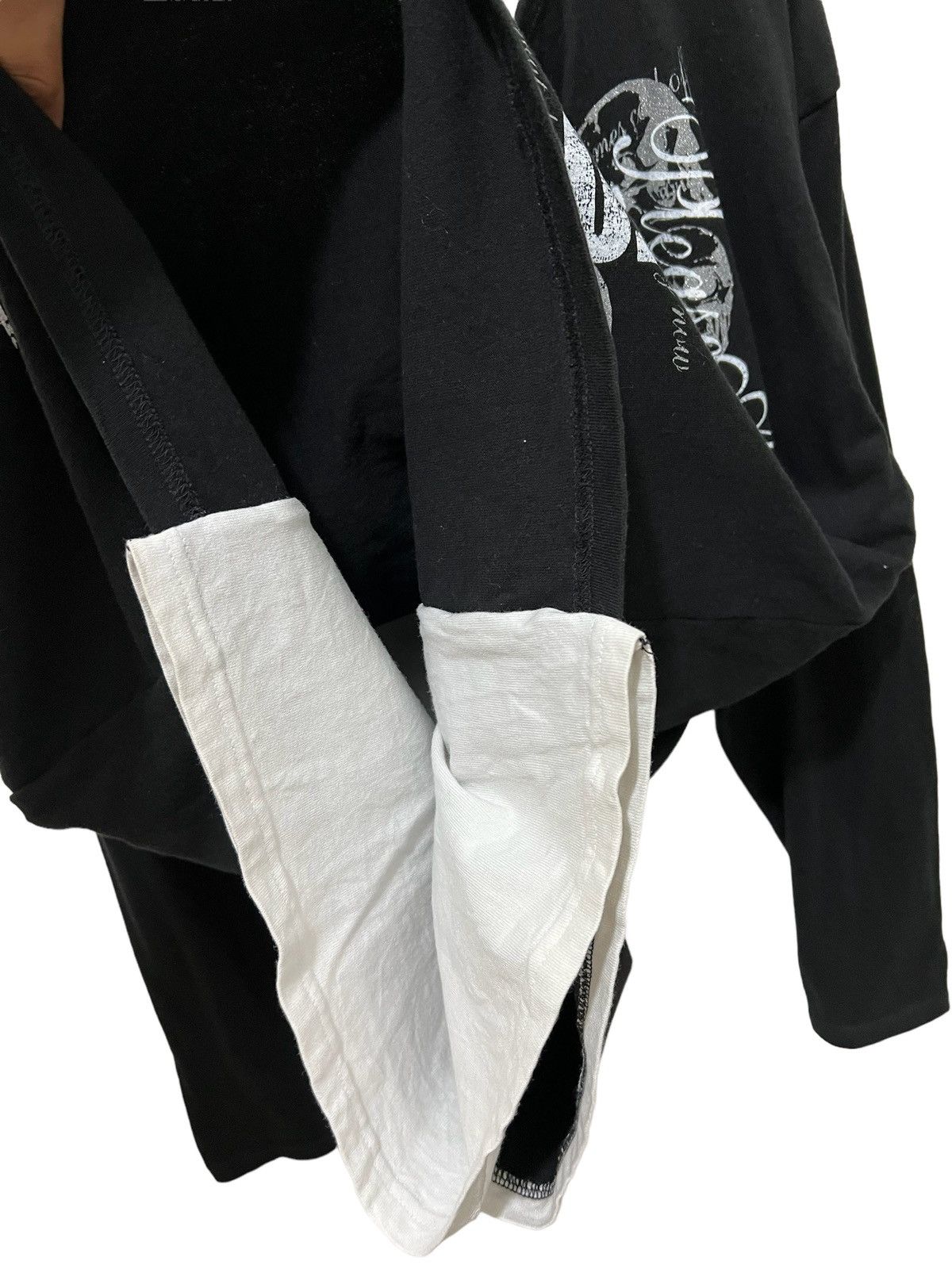Japanese Brand Baeaumere poem double layers long slevee tee Size US L / EU 52-54 / 3 - 4 Thumbnail