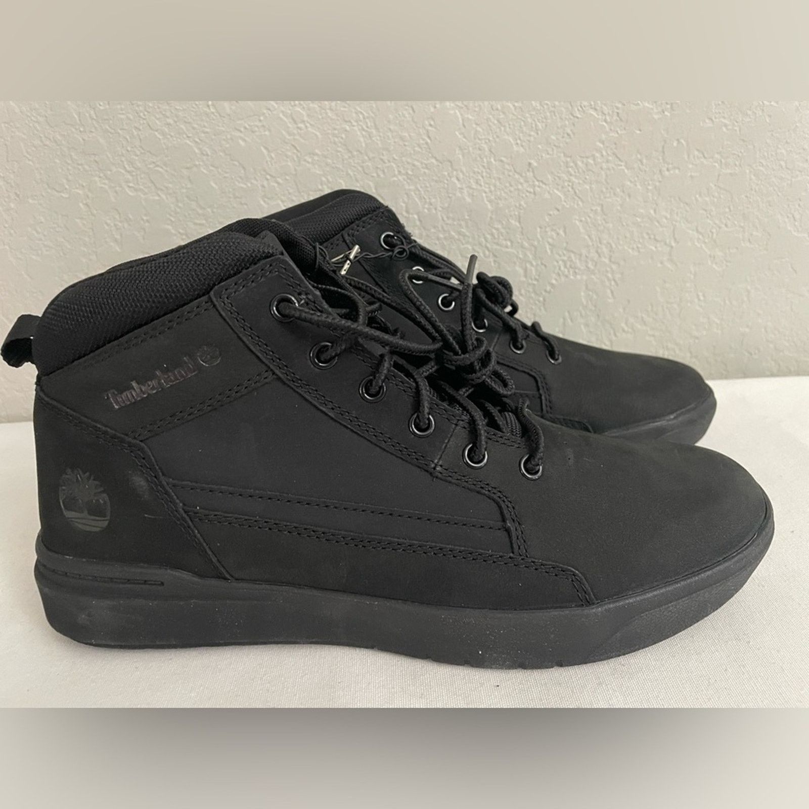 Timberland Timberland Allston Mid Lace-up Sneakers Black Nubuck Men 10 Size US 10 / EU 43 - 1 Thumbnail