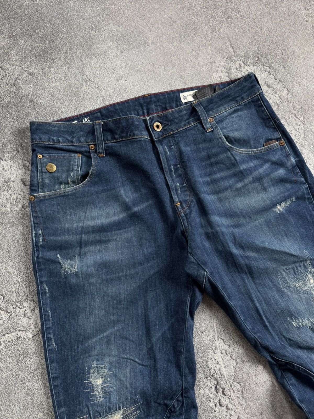 G-Star G star raw 31/30 ARC-Z 3D Slim distressed denim pants jeans Size US 31 - 3 Thumbnail