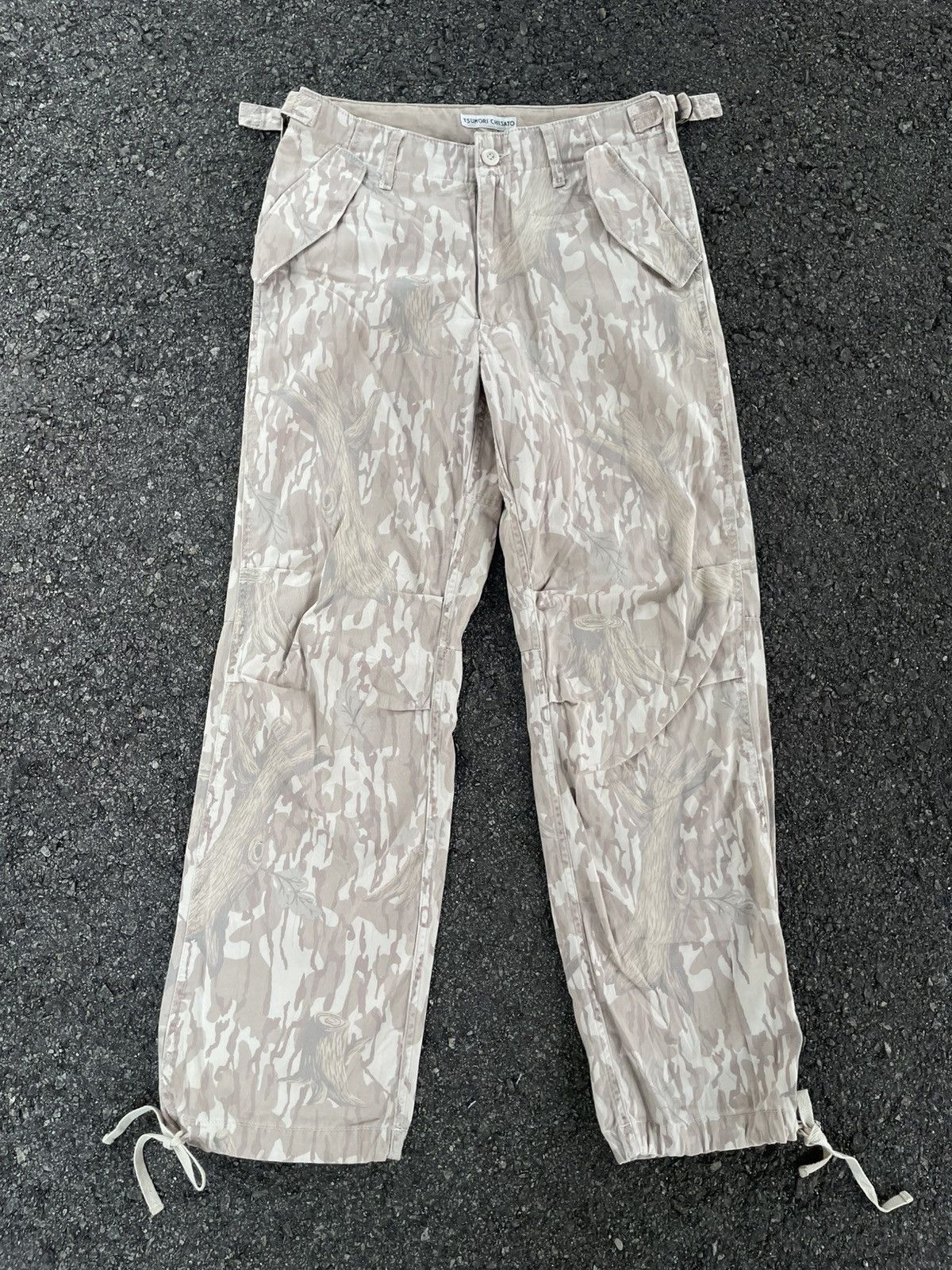 Wood Pattern Loose Pant
