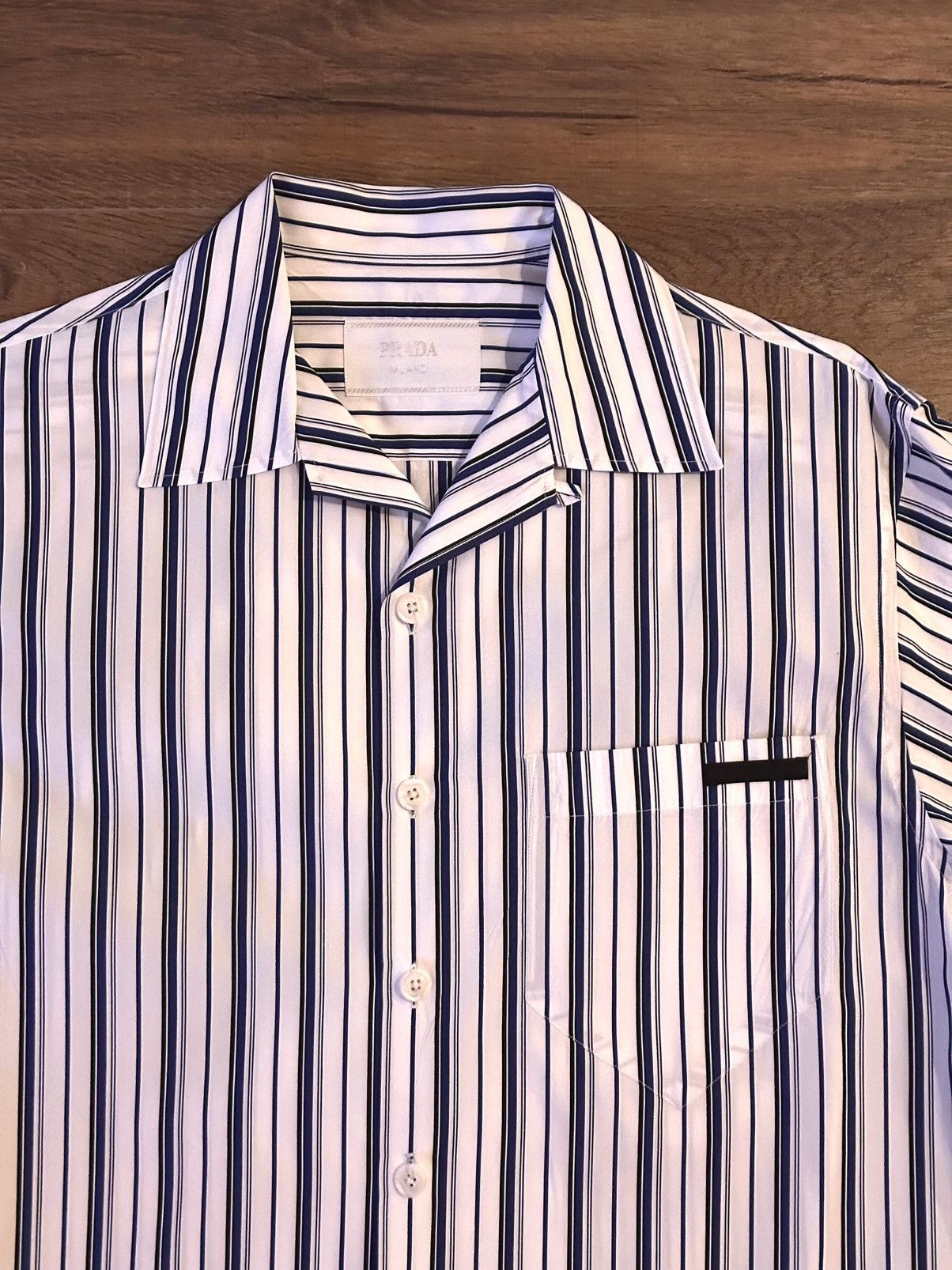 Prada Prada camp collar shirt Size US L / EU 52-54 / 3 - 2 Thumbnail