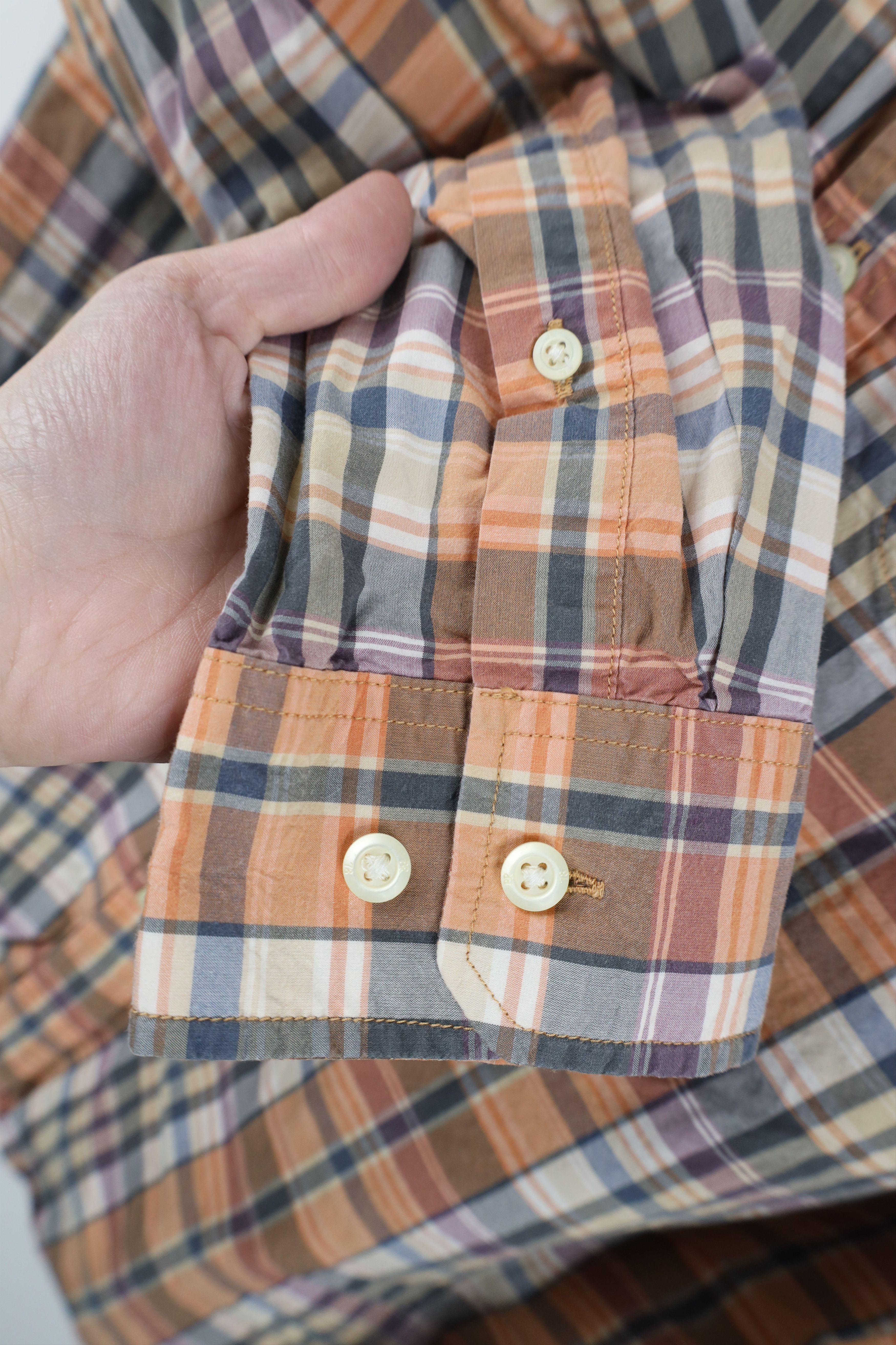 Banana Republic Y2K Banana Republic Pocket Collared Button Shirt Plaid Size US L / EU 52-54 / 3 - 5 Thumbnail