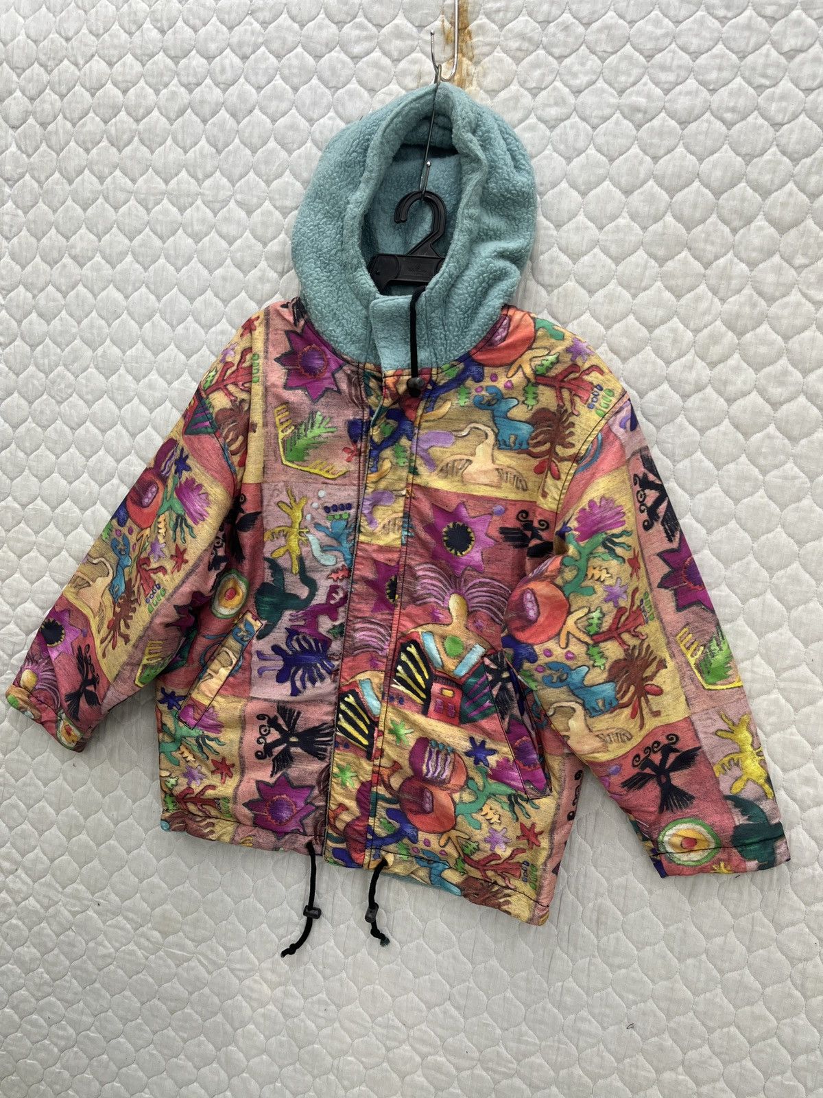 Art Comes First 🔥🔥🔥ARCHIVE JIRO MULTICOLOUR HOODIE POLARTEC JACKET Size US M / EU 48-50 / 2 - 2 Thumbnail