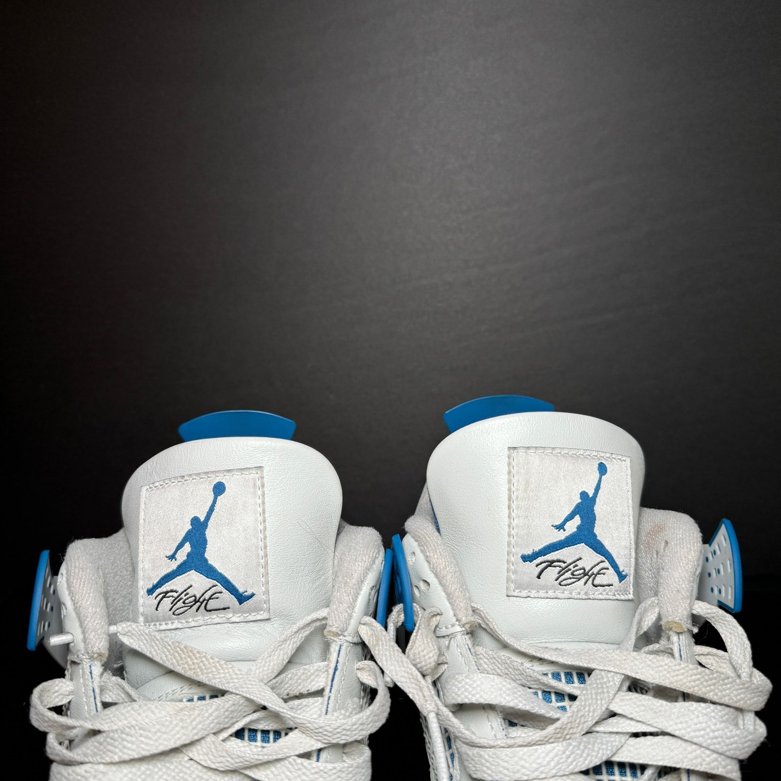 Jordan Brand × Nike Size 12.5 Air Jordan 4 Retro Military Blue 2024 Men's Shoes Size US 12.5 / EU 45-46 - 5 Thumbnail