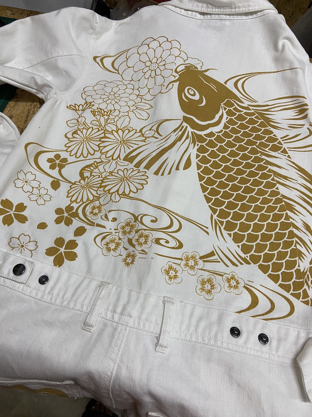 Japanese Brand KARAKURI TAMASHI OVERALLS GOLD EDITION Size US L / EU 52-54 / 3 - 7 Thumbnail