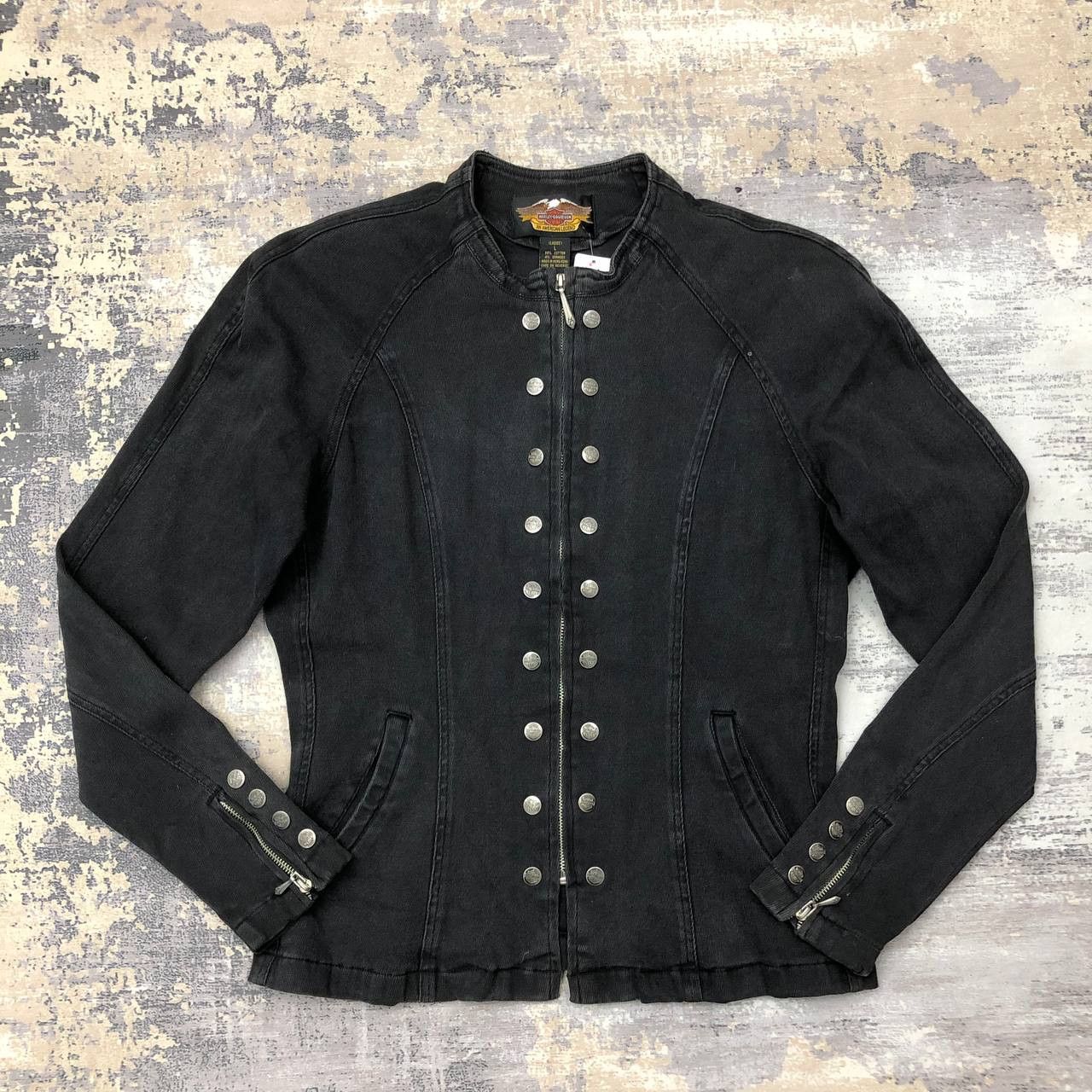 Harley Davidson × Vintage Y411 HARLEY DAVIDSON MOTOR RIDER JACKET Size L / US 10 / IT 46 - 1 Thumbnail