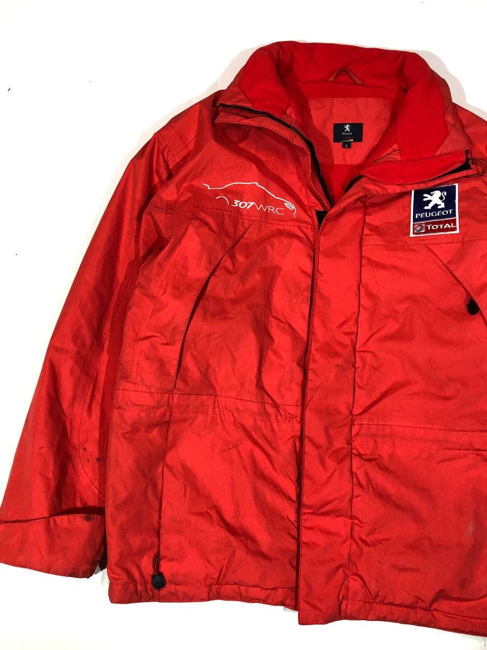 NASCAR Peugeot Total 307 WRC Racing Jacket Vintage Size US L / EU 52-54 / 3 - 3 Thumbnail