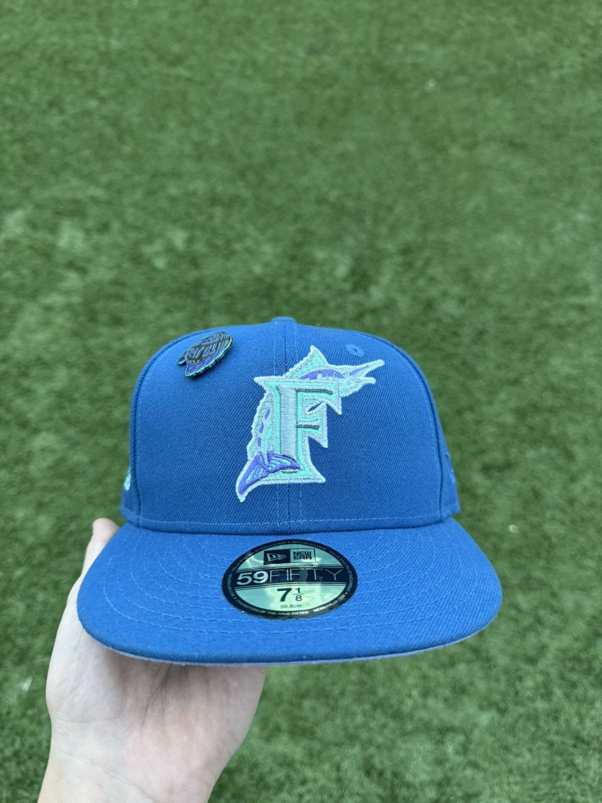 Hat Club New Era 59Fifty Hat Club Florida Marlins Size ONE SIZE - 2 Thumbnail