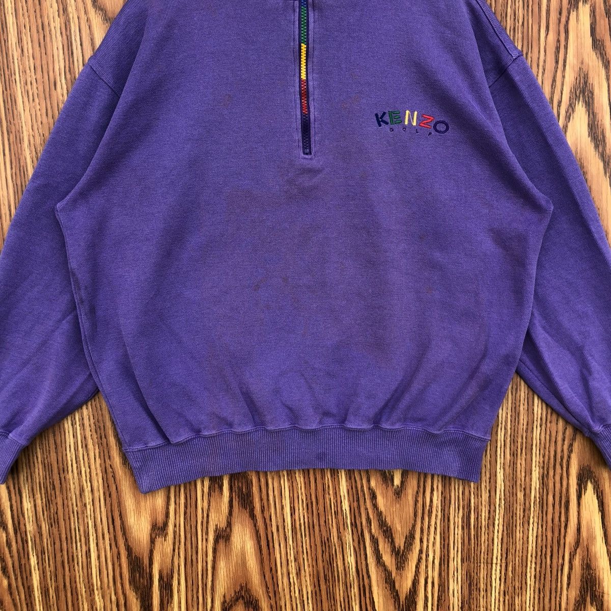 Kenzo Vintage Kenzo Golf Half Zipper Sweatshirt Pullover Size US M / EU 48-50 / 2 - 4 Thumbnail