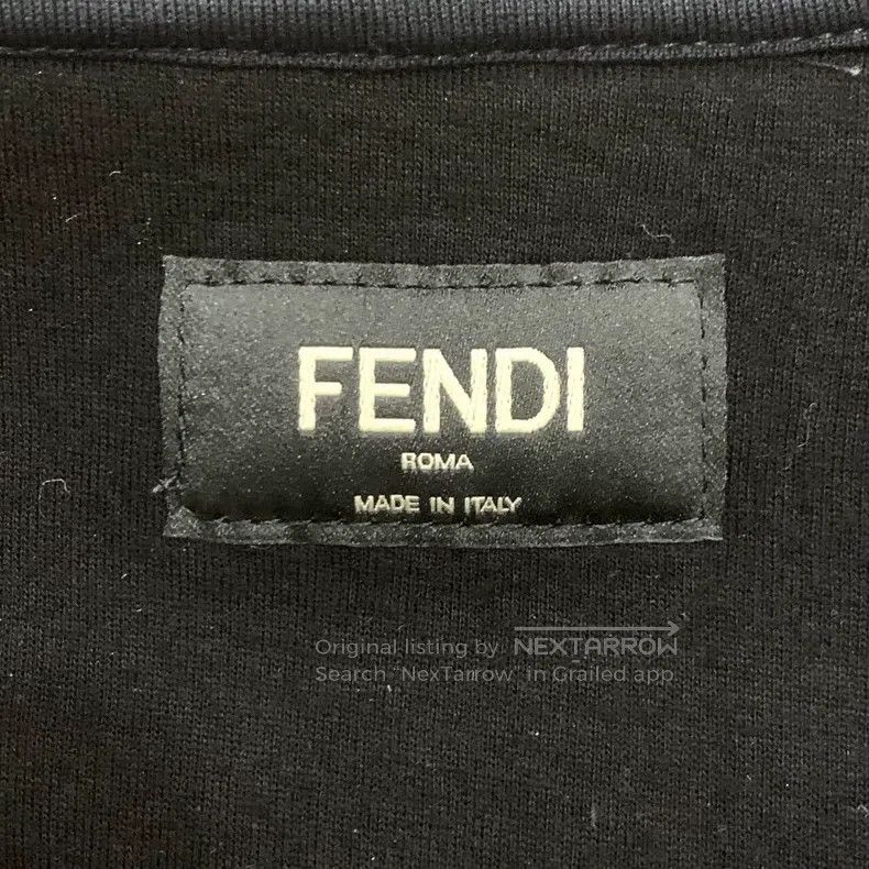 Fendi Fendi Embossed Robot Pattern Round Neck Long Sleeve Sweats Size US S / EU 44-46 / 1 - 5 Thumbnail