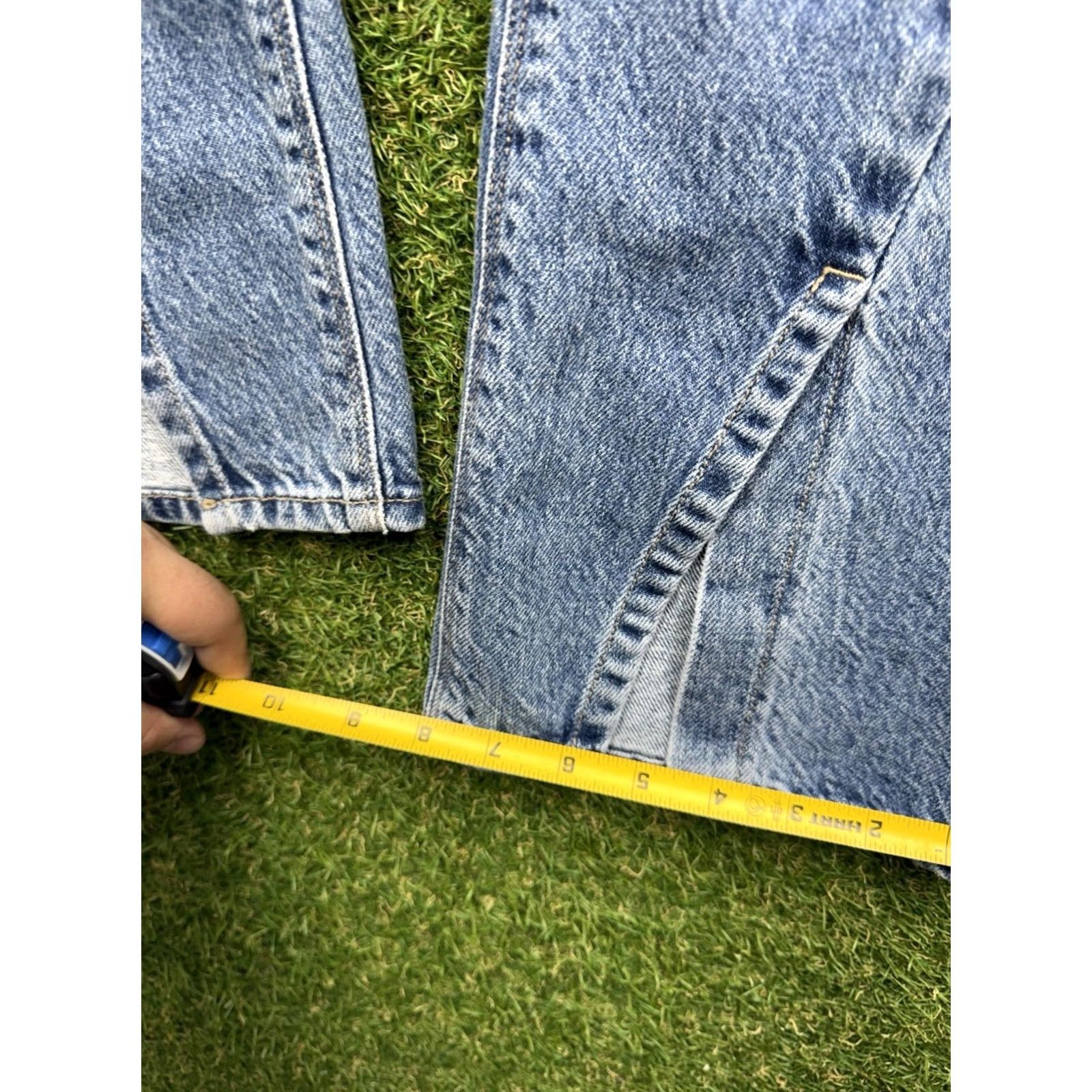 American Eagle Outfitters American Eagle Outfitters Jeans Womens 2 Regular 90s Bootcut Hi-Rise Super Stretch Blue Denim Jeans Womens 90s Bohemian Hipster Mens Girls Size 26" / US 2 / IT 38 - 6 Thumbnail