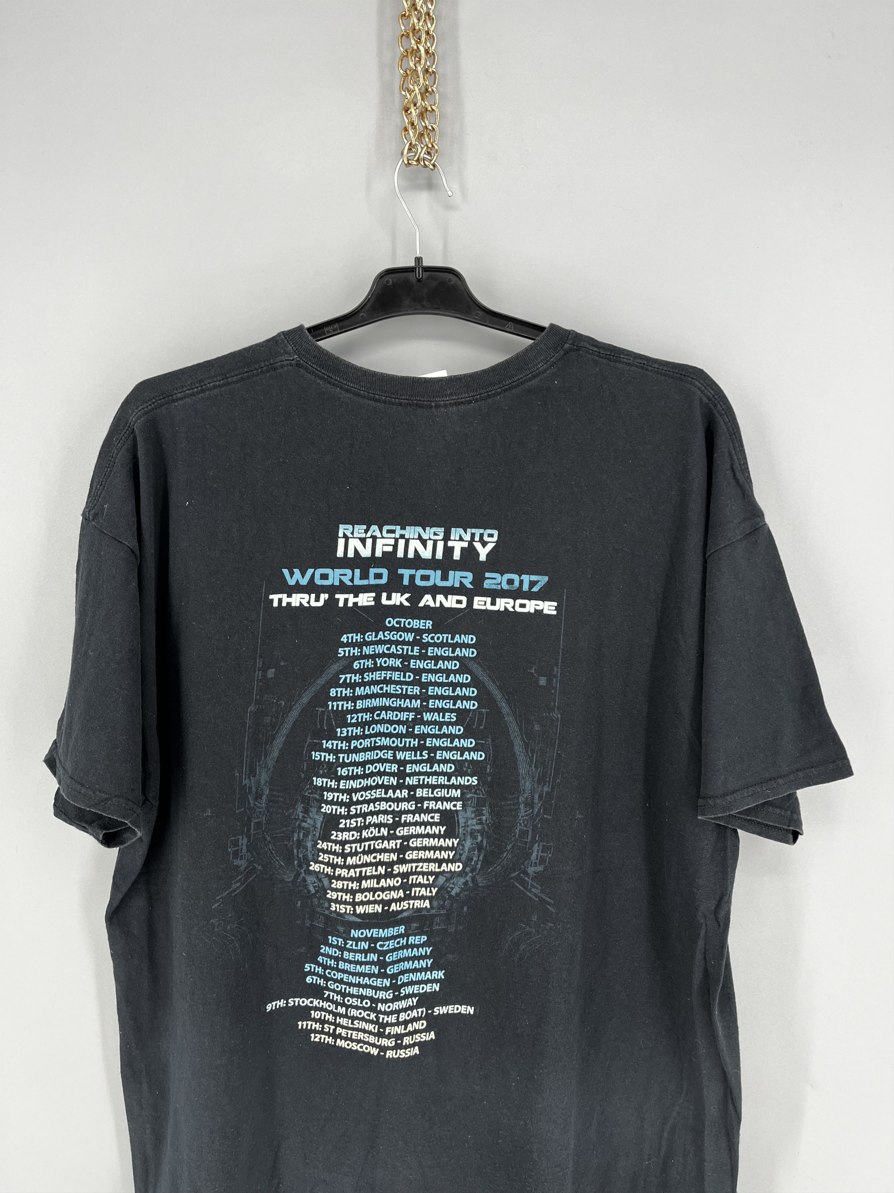 Band Tees Dragonforce Inhuman Rampage Tour Band Graphic T-Shirt Adult Size US XXL / EU 58 / 5 - 9 Thumbnail
