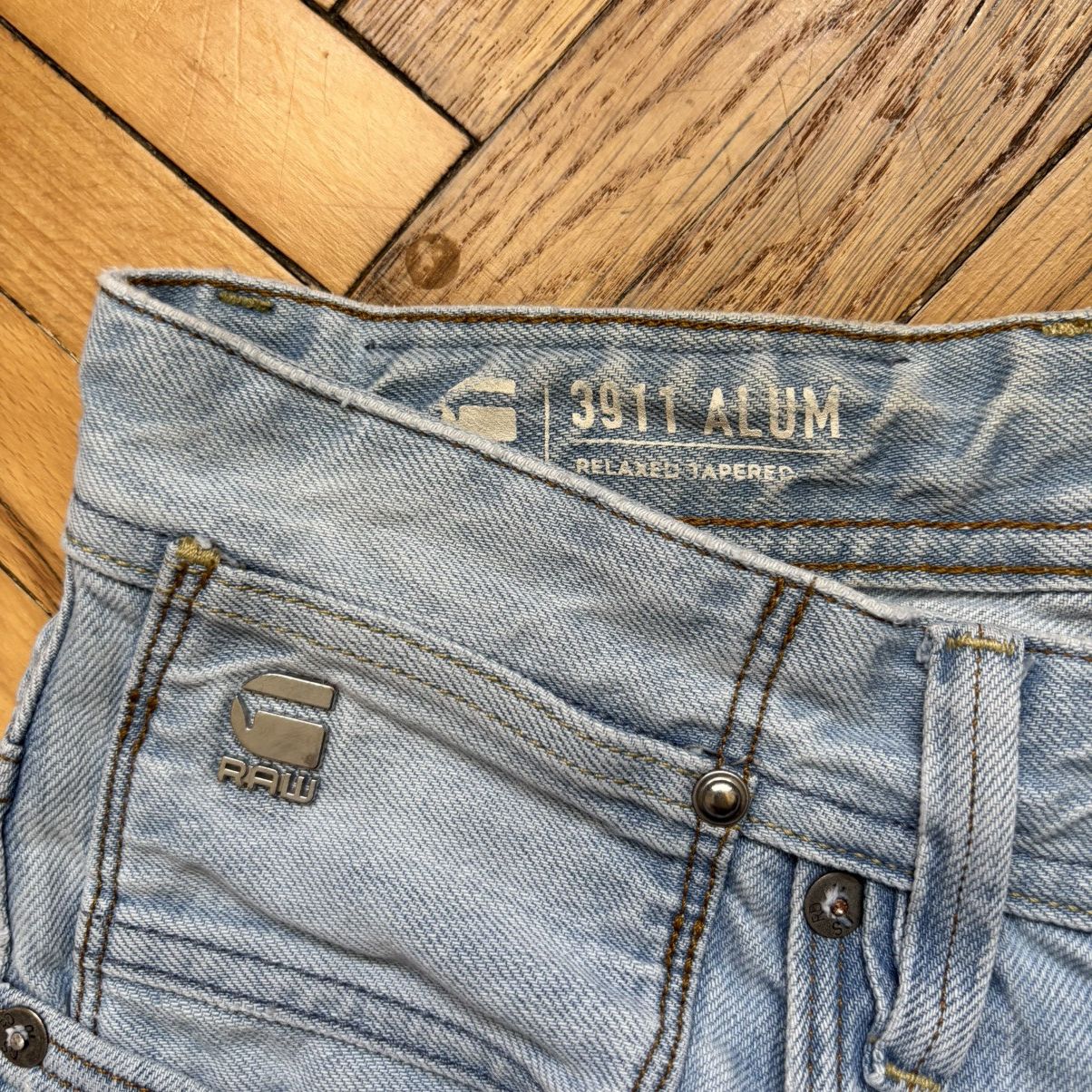 G-Star Last Drop‼️GStar Raw Jeans Alum Relaxed Tapered Dad Stretch Size US 30 / EU 46 - 4 Thumbnail