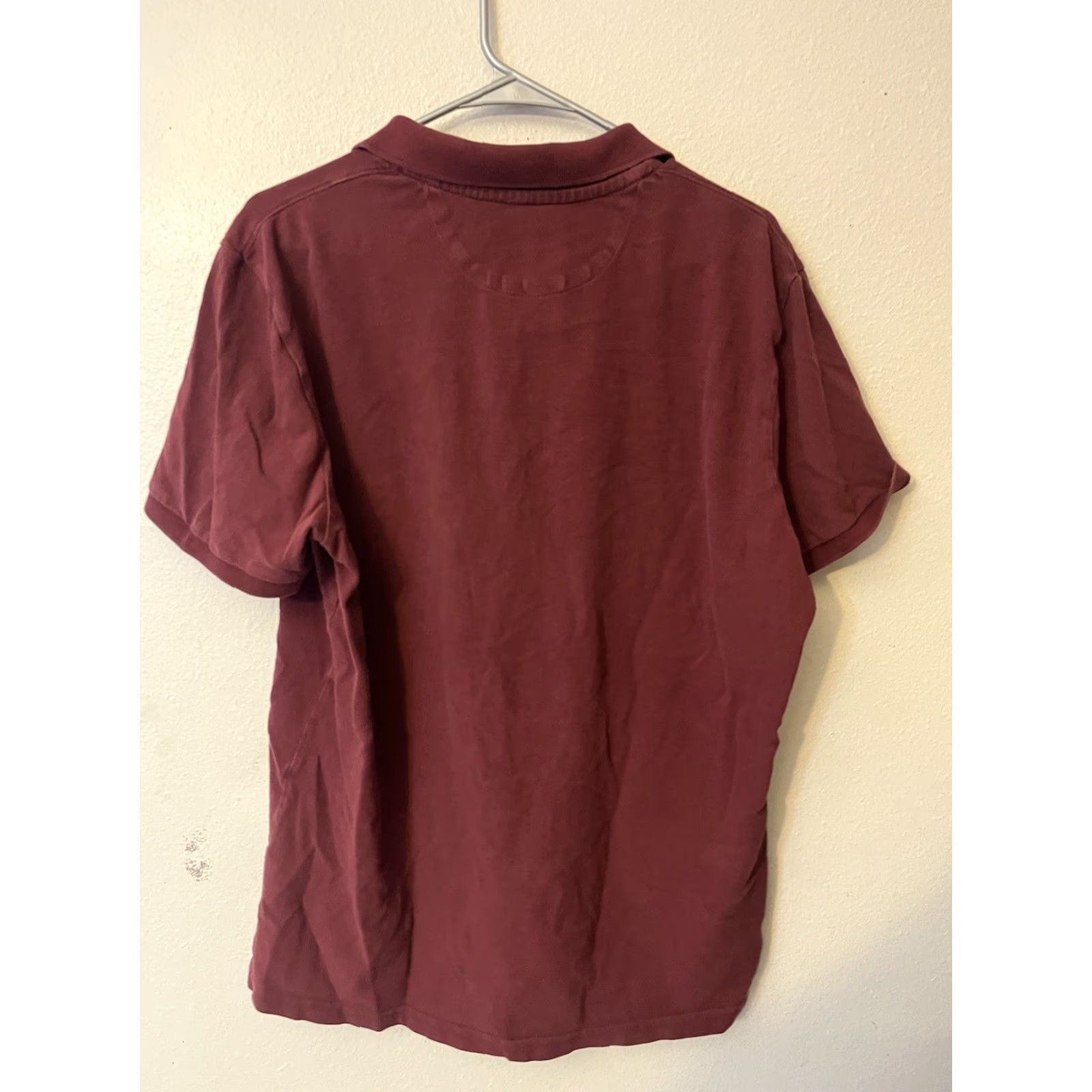 American Eagle Outfitters AMERICAN EAGLE OUTFITTERS Polo Shirt Men L Maroon Short Sleeve Button Collar Cotton Blend Super Soft Activewear Golf Shirt Regular Size Type: Regular Size US L / EU 52-54 / 3 - 2 Thumbnail