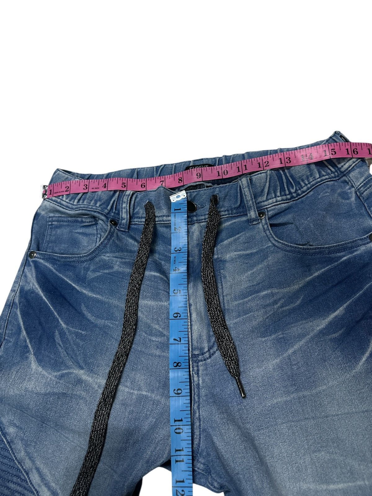 Kapital Biker Pants Sureve Strenchtable Honeycomb. Size US 32 / EU 48 - 3 Thumbnail