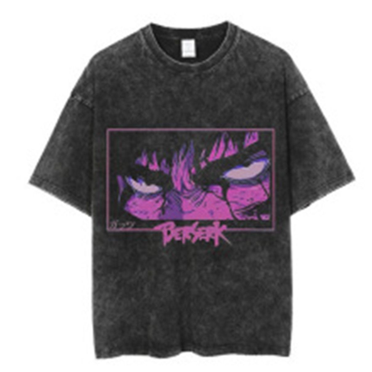 Other Street Trend: Vintage Black Anime Printed T-shirt Size US M / EU 48-50 / 2 - 1 Thumbnail