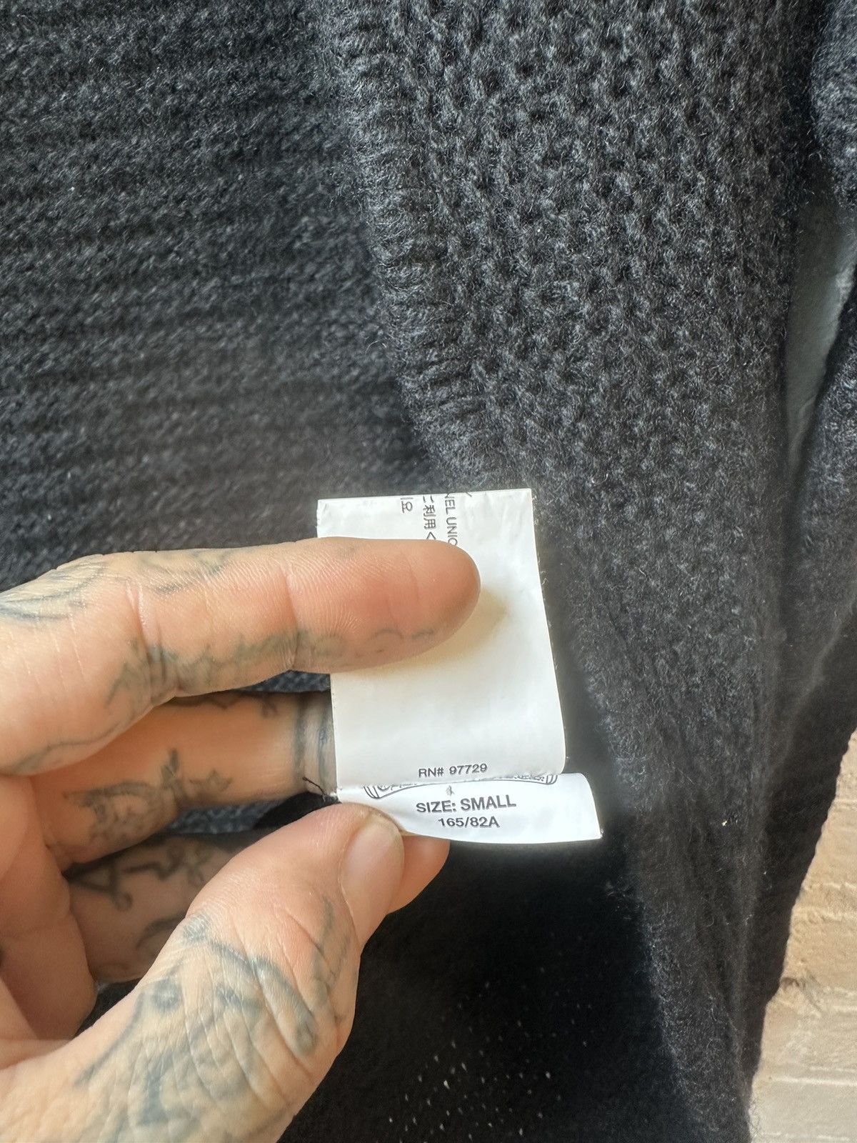 Chrome Hearts CHROME HEARTS 1:1 CASHMERE CROSS PATCH SWEATER Size US S / EU 44-46 / 1 - 9 Thumbnail